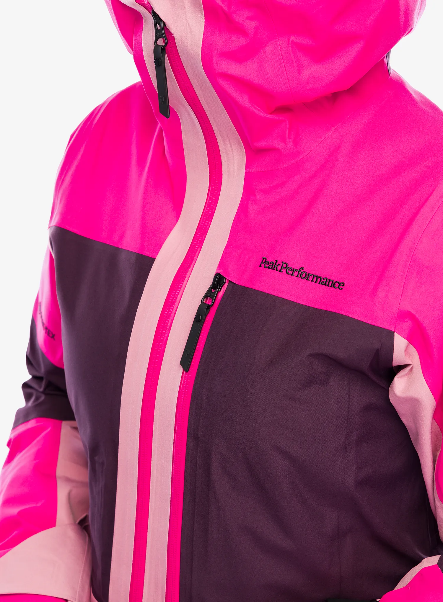 Ženska skijaška jakna Peak Performance Gravity GORE-TEX 3L Jacket - beetroot/purple/bitter root