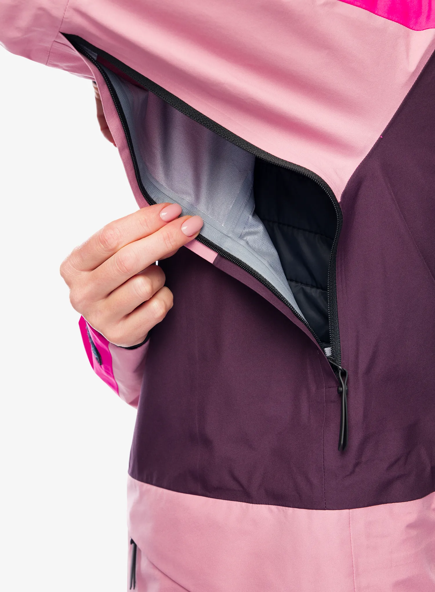 Ženska skijaška jakna Peak Performance Gravity GORE-TEX 3L Jacket - beetroot/purple/bitter root