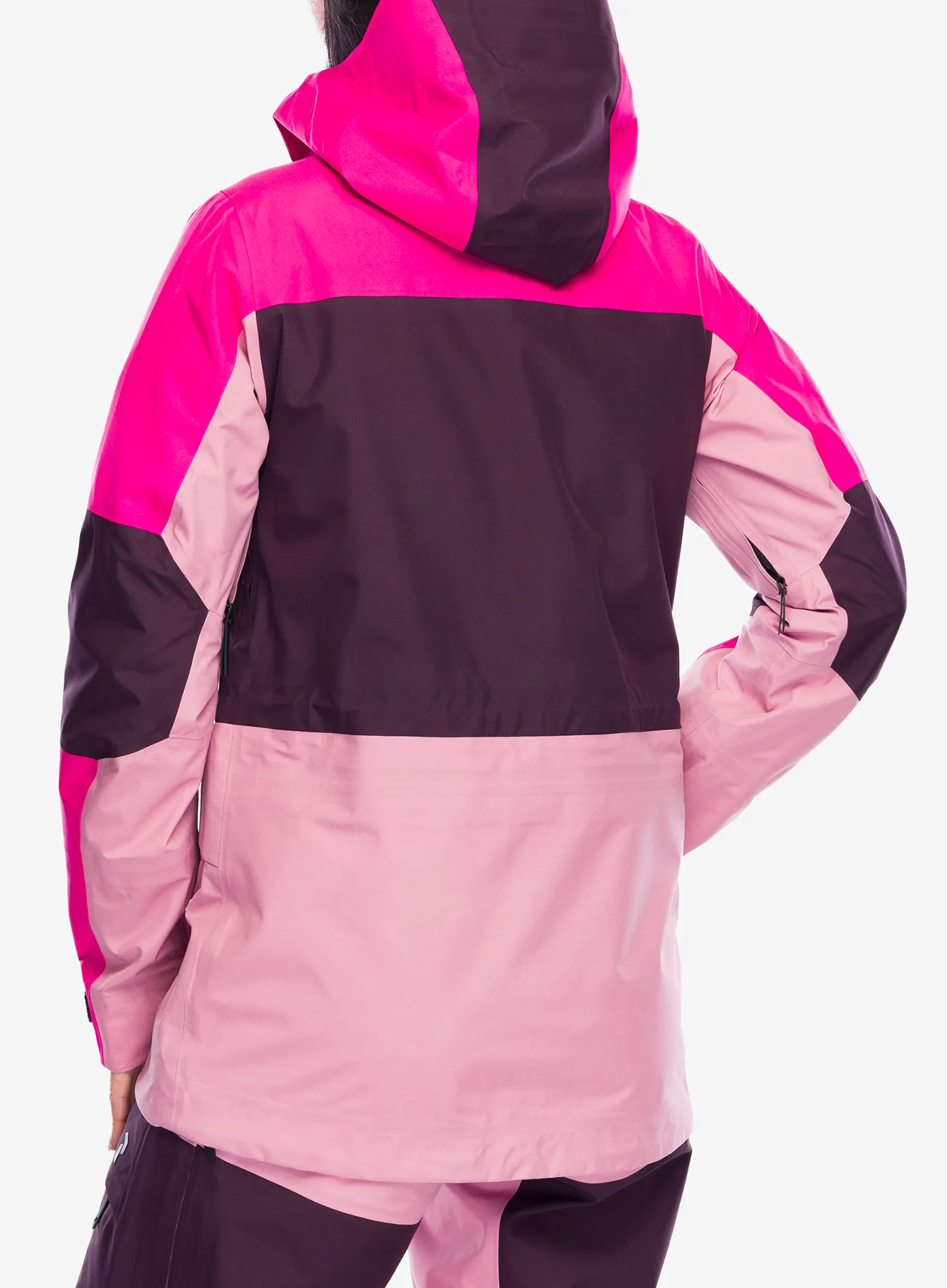 Ženska skijaška jakna Peak Performance Gravity GORE-TEX 3L Jacket - beetroot/purple/bitter root