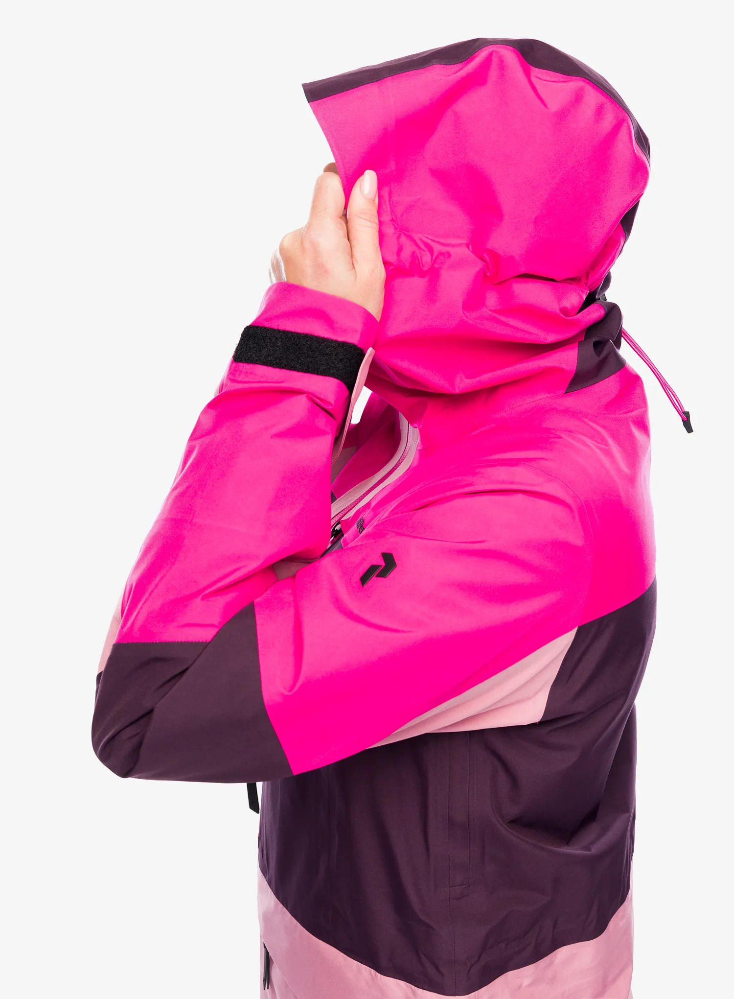 Ženska skijaška jakna Peak Performance Gravity GORE-TEX 3L Jacket - beetroot/purple/bitter root