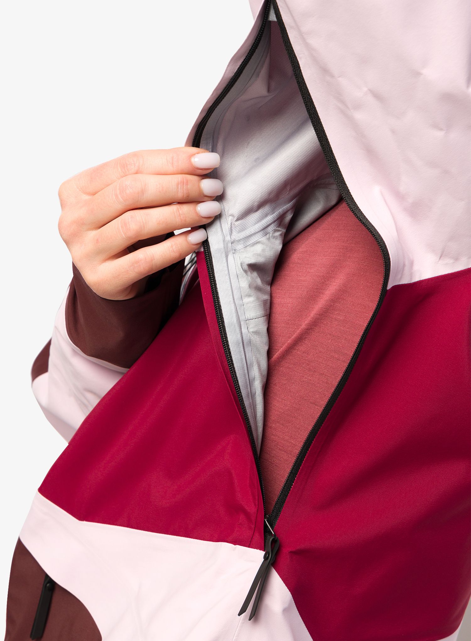 Ženska jakna Peak Performance Gravity Gore-Tex Jacket - cold blush/sapote/rogue red