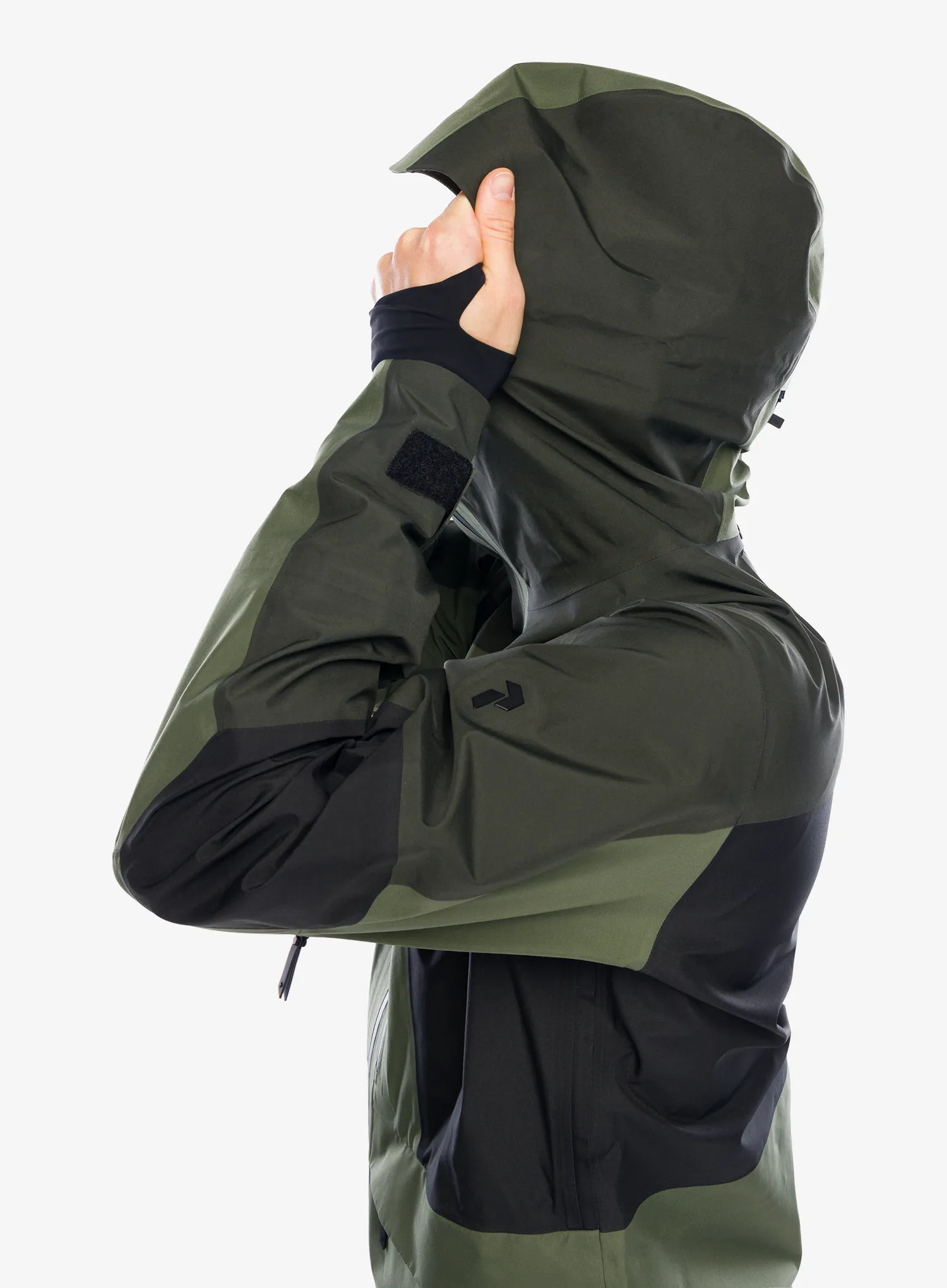 Skijaška jakna Peak Performance Gravity GORE-TEX 3L Jacket - olive extreme/black/pine