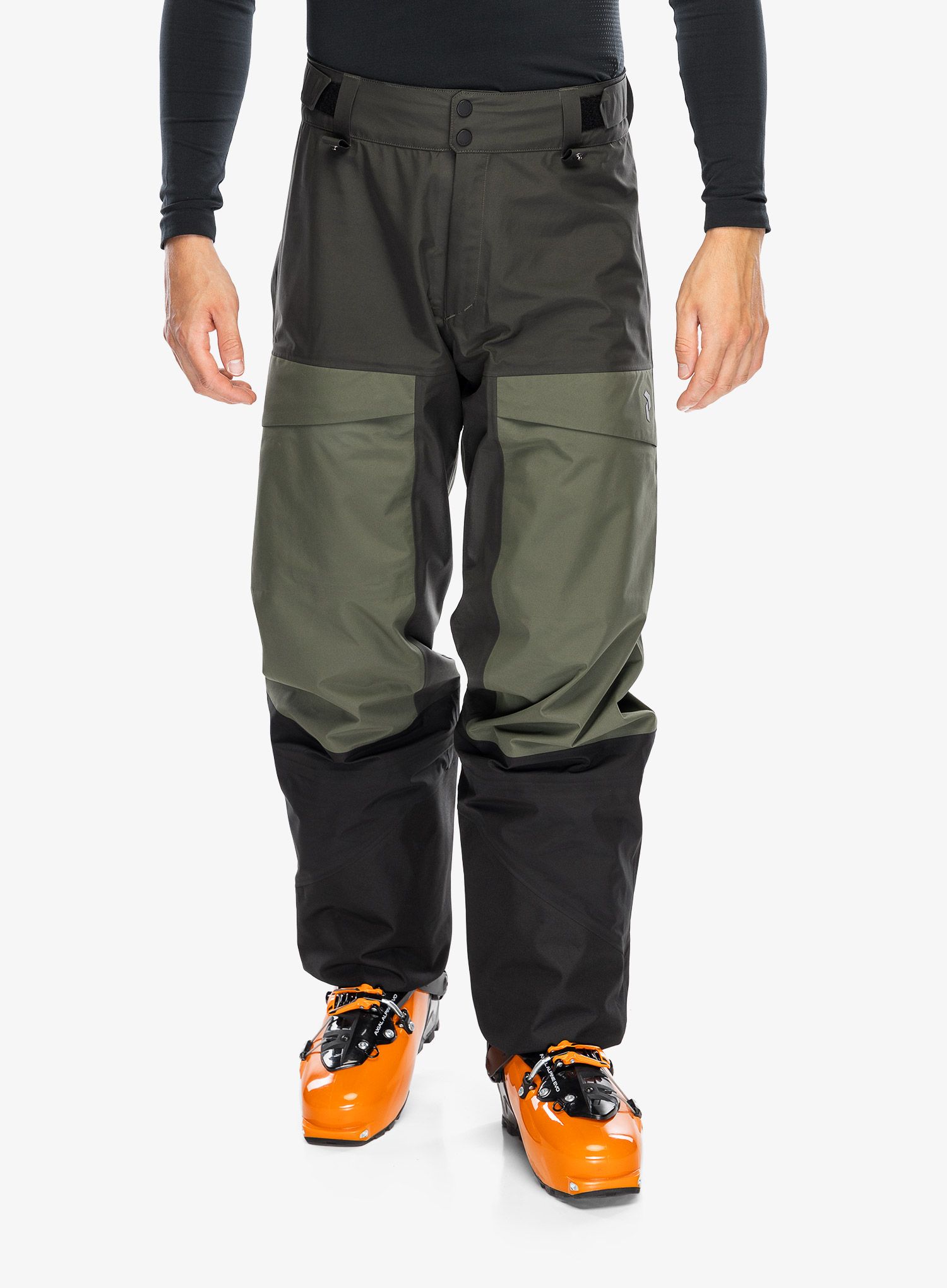 Skijaške hlače Peak Performance Gravity GORE-TEX 3L Pants - olive extreme/pine/black