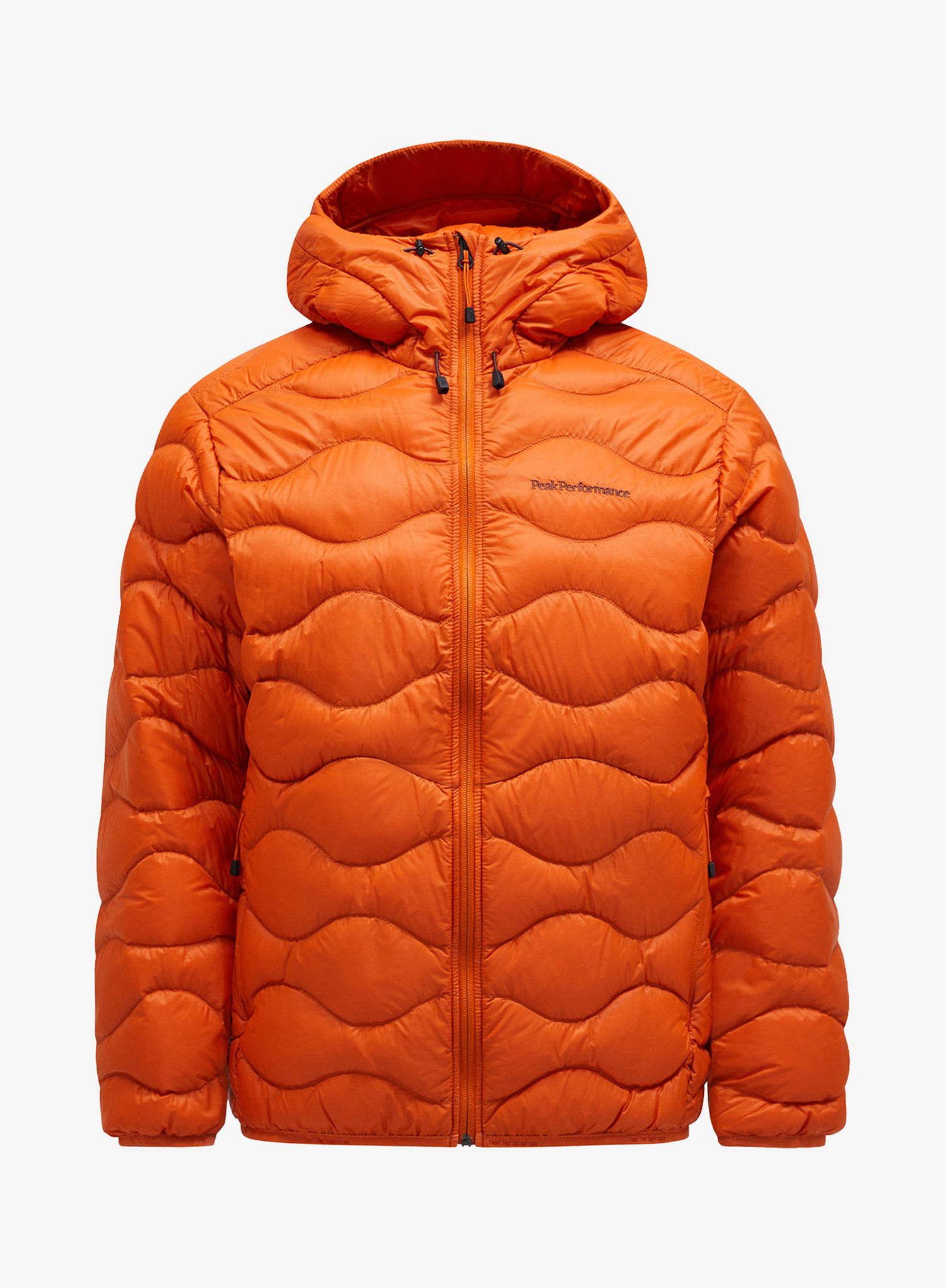 Pernata jakna Peak Performance Helium Down Hood Jacket - gold flame