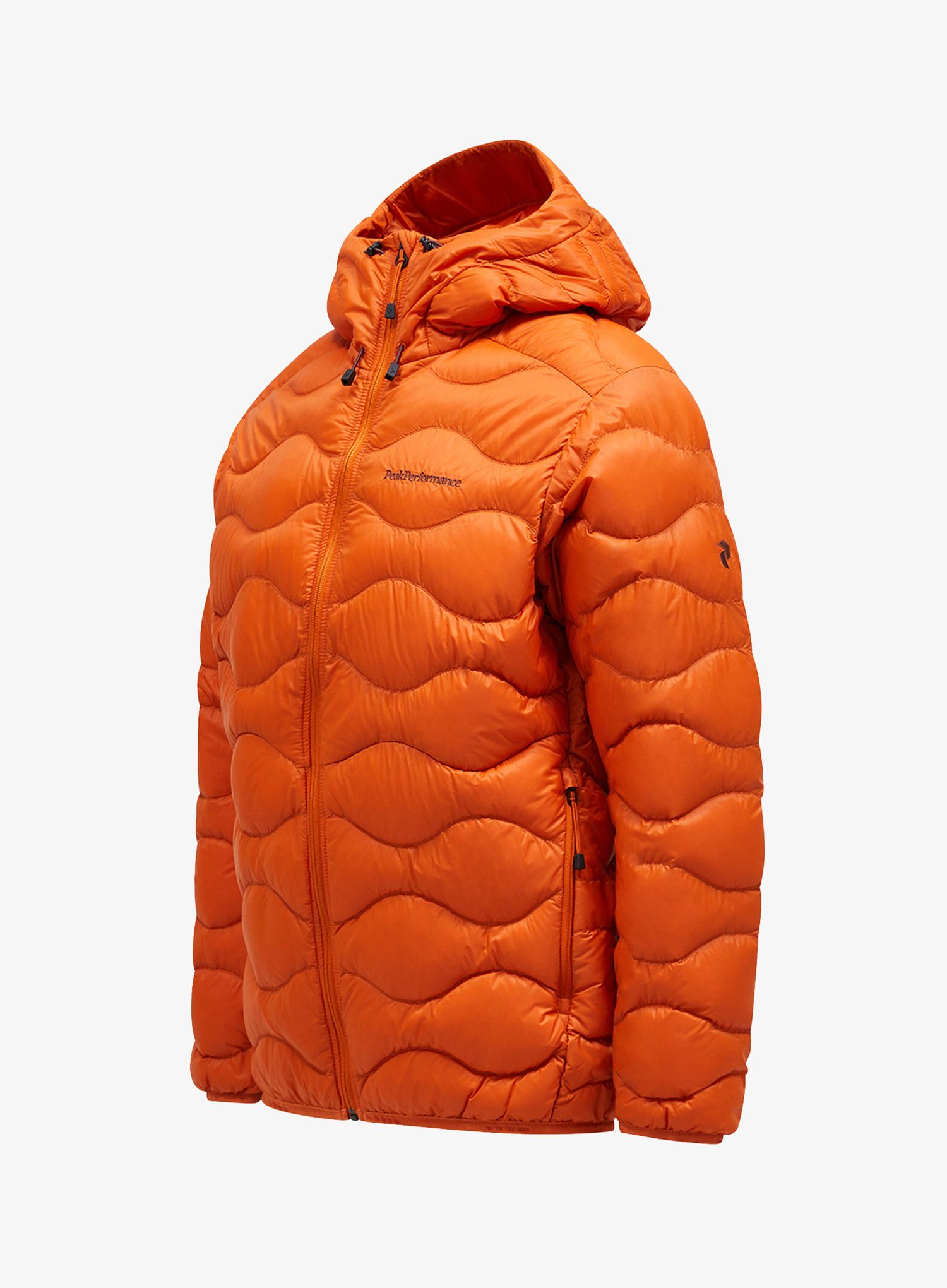 Pernata jakna Peak Performance Helium Down Hood Jacket - gold flame