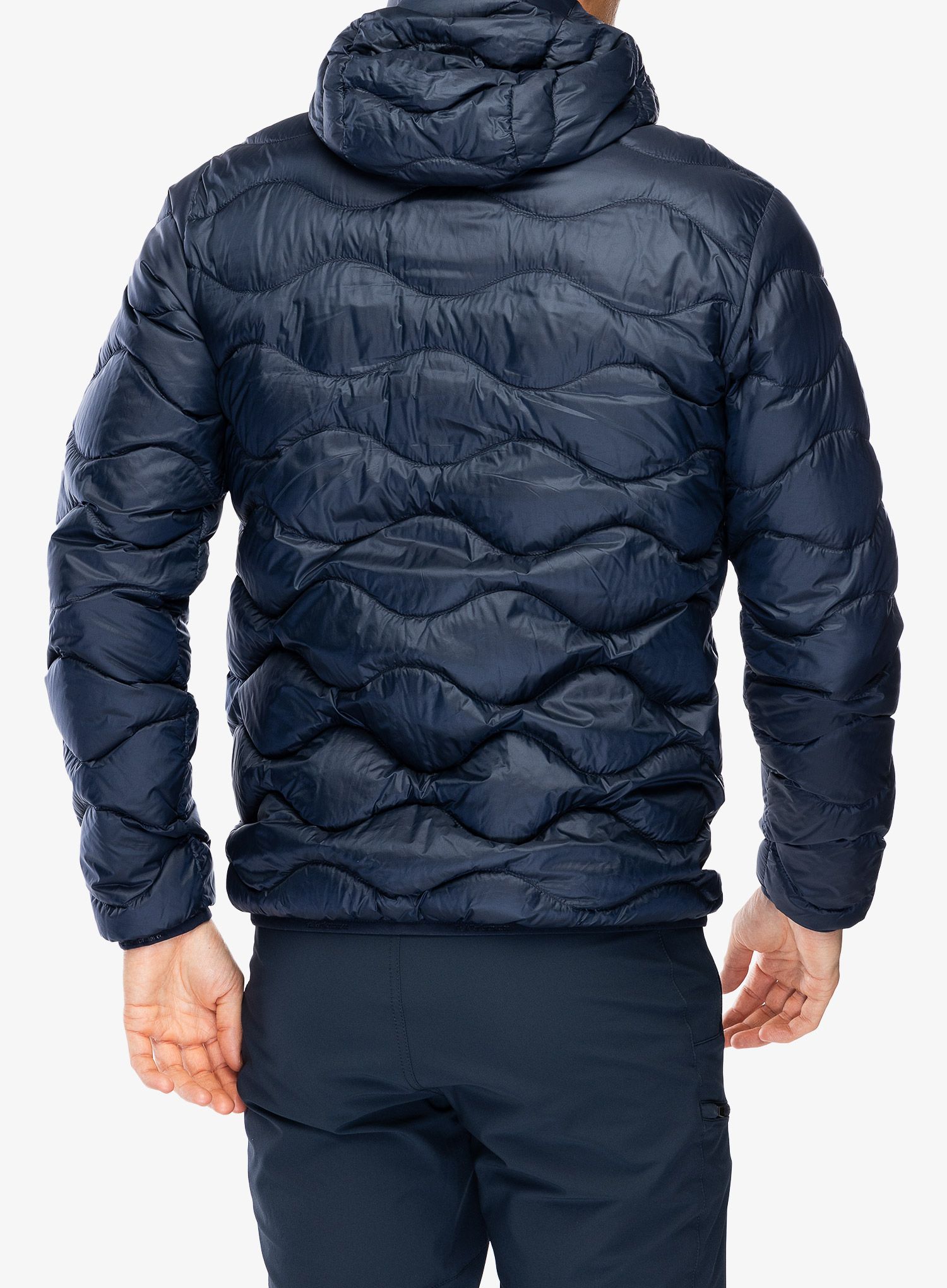 Pernata jakna Peak Performance Helium Down Hood Jacket - blue shadow