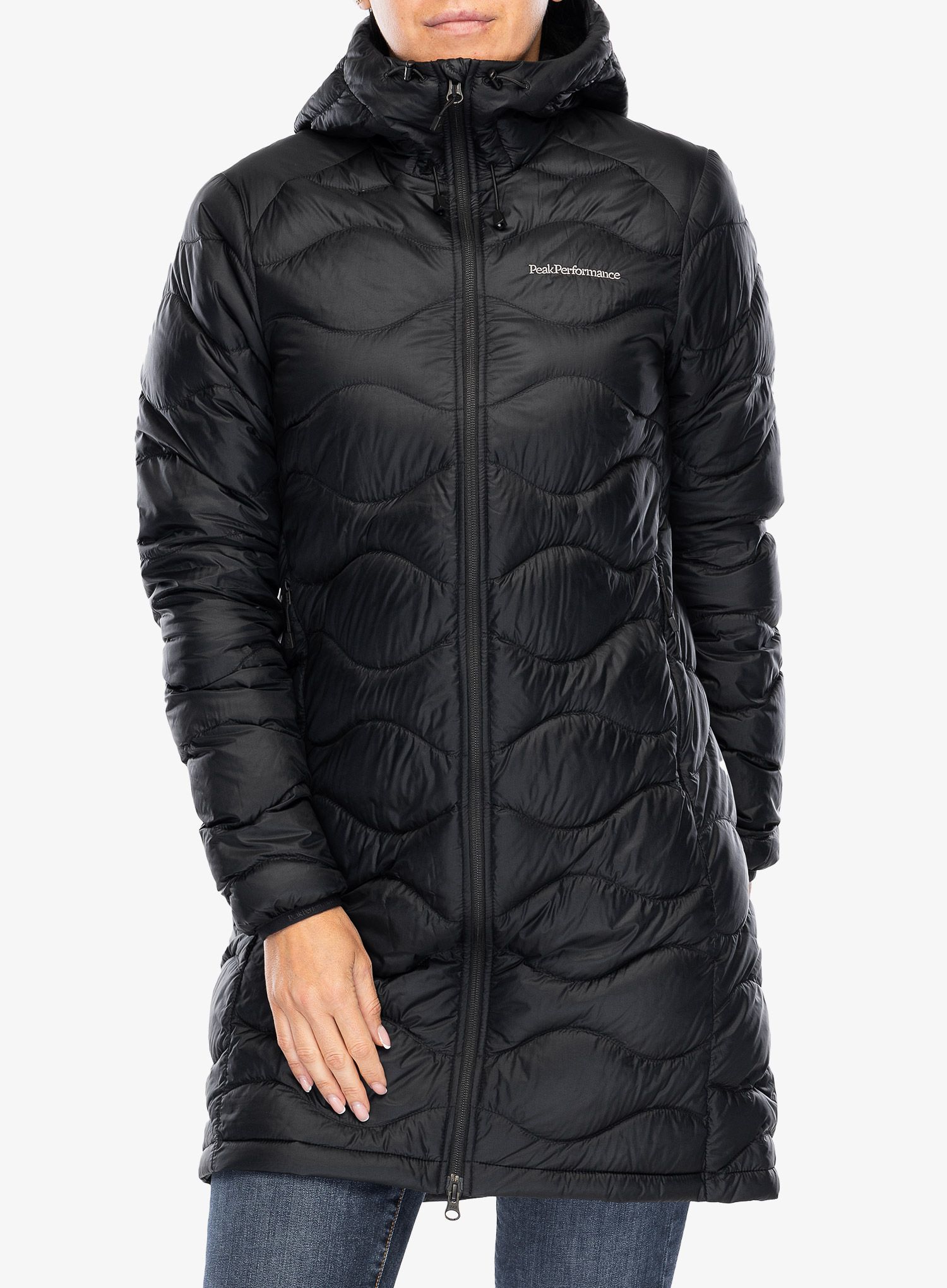 Ženski perjani kaput Peak Performance Helium Down Parka - black