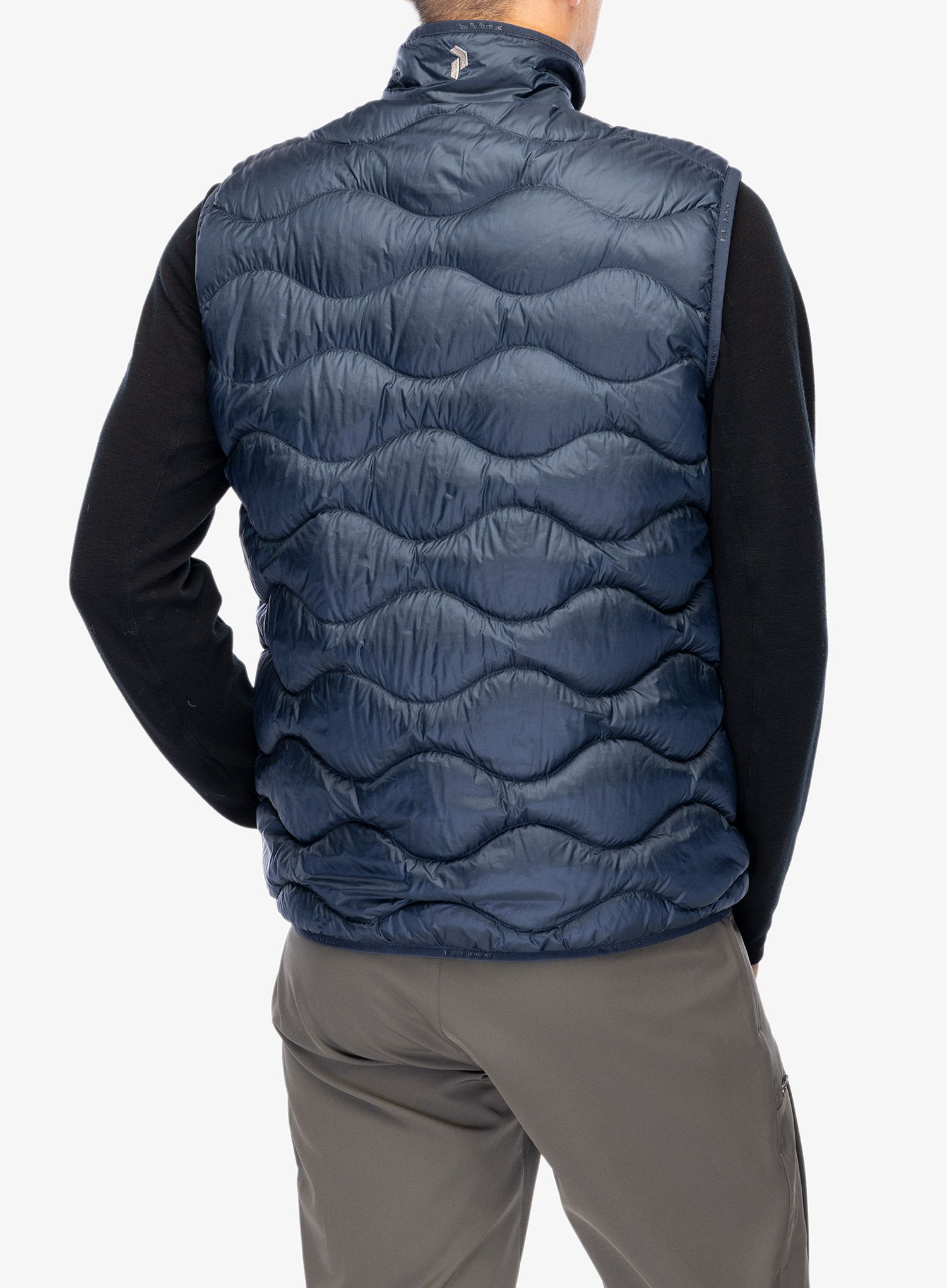 Perjani prsluk Peak Performance Helium Down Vest - blue shadow/shadow