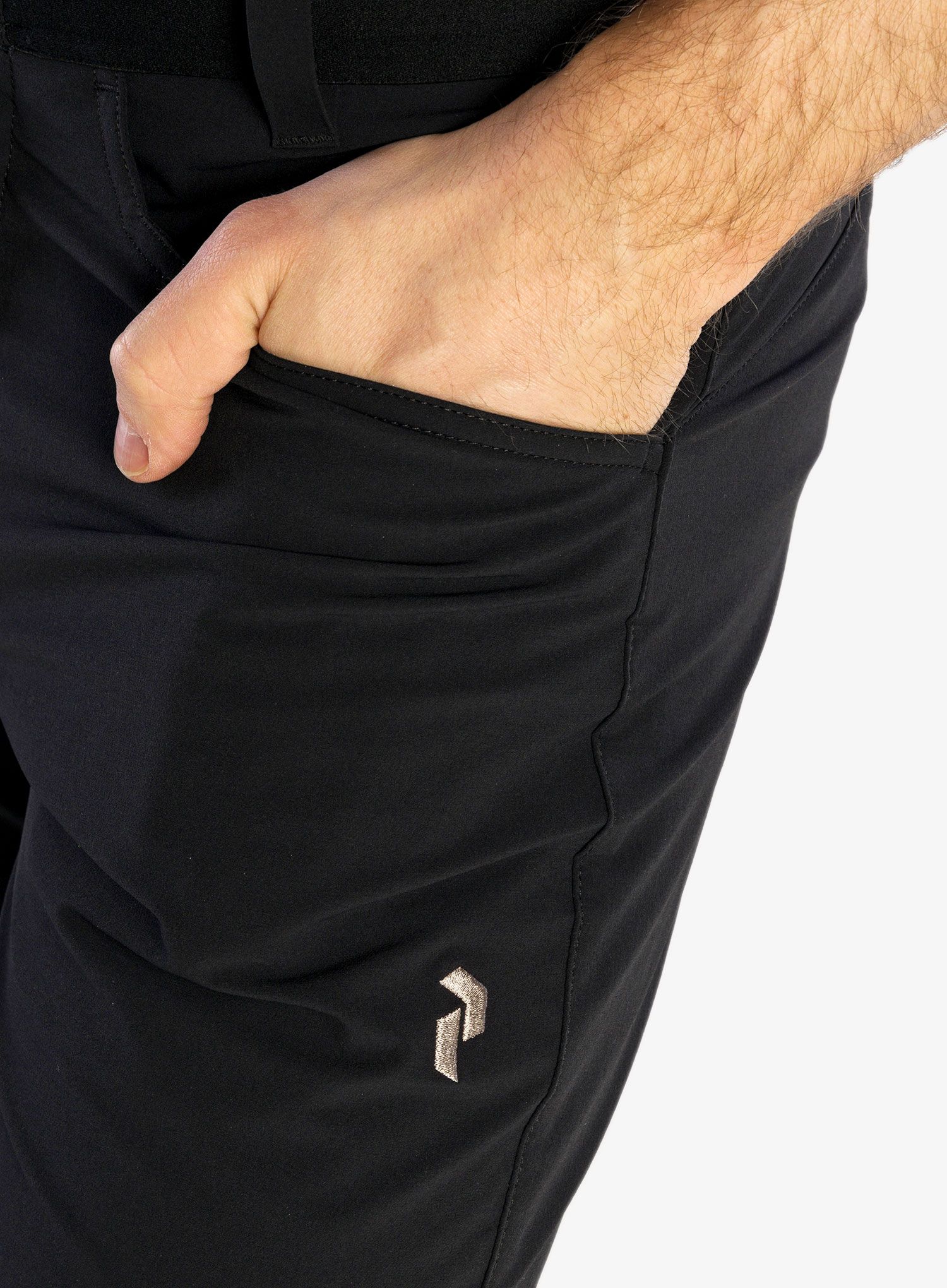 Softshell hlače Peak Performance Light SS Scale Pants - black