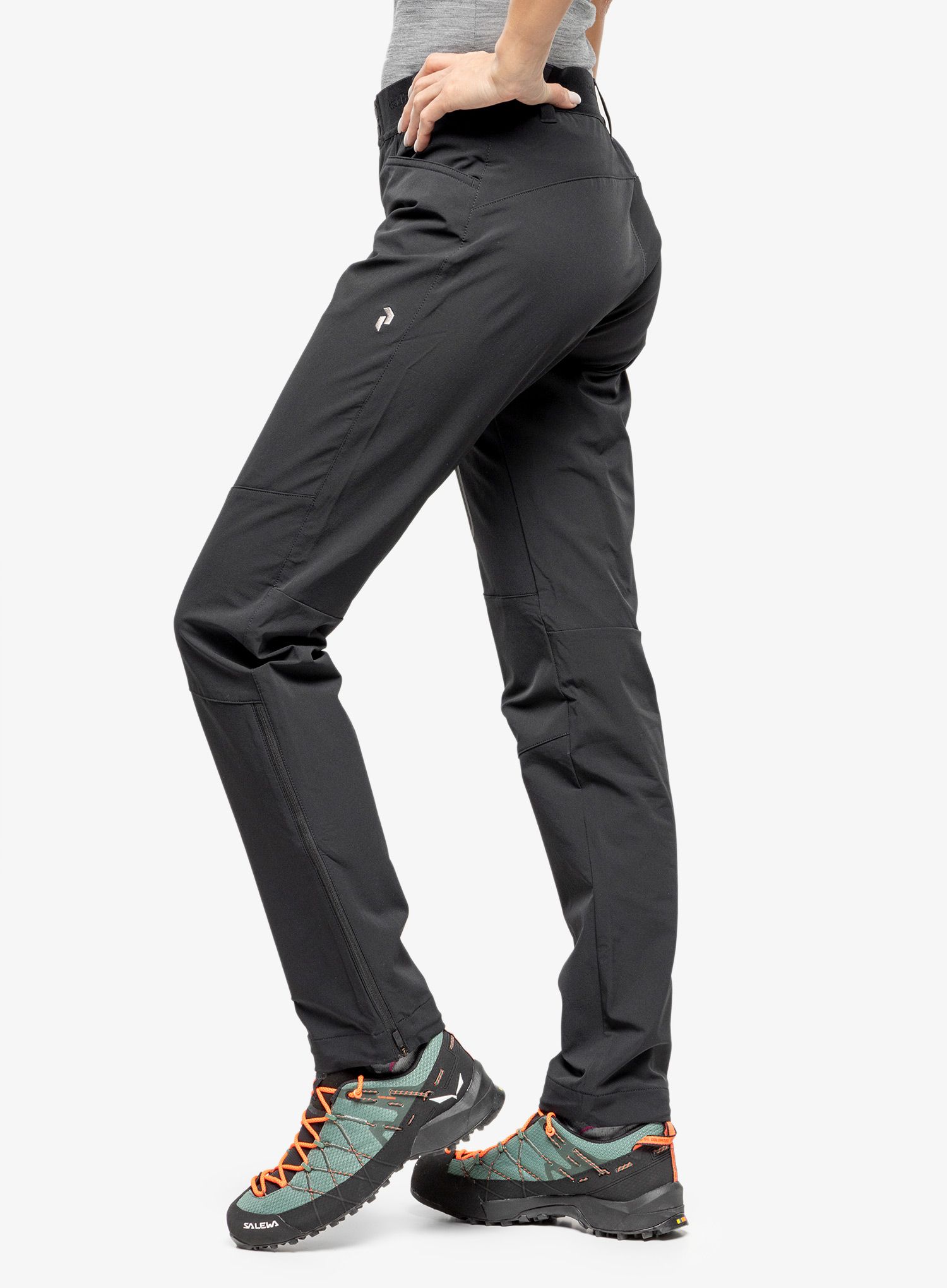 Ženske softshell hlače Peak Performance Light SS Scale Pants - black