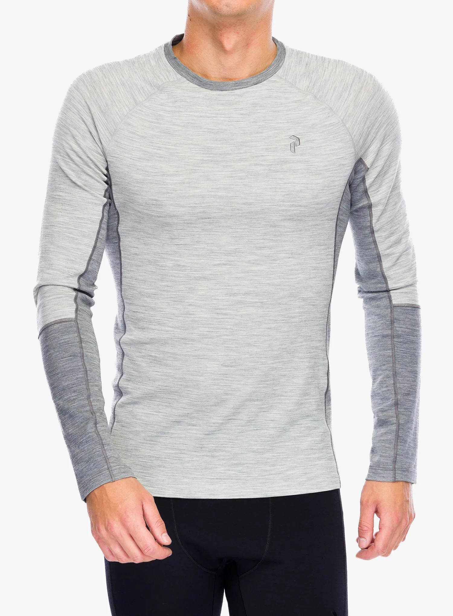 Termoaktivna dukserica Peak Performance Magic Crew - med grey melange