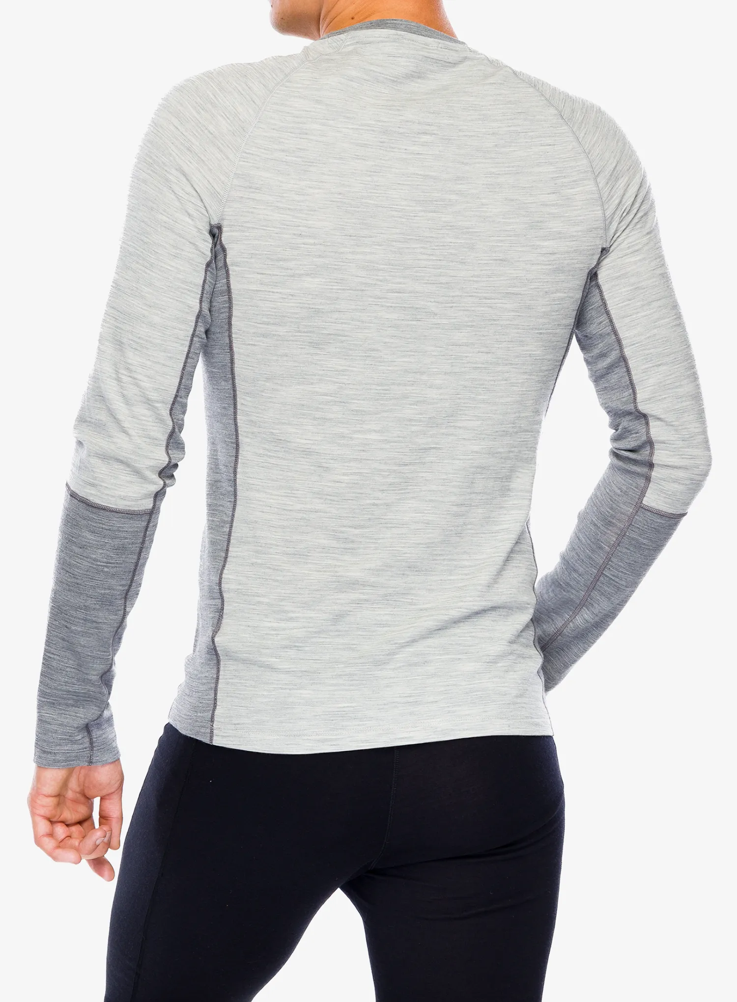 Termoaktivna dukserica Peak Performance Magic Crew - med grey melange