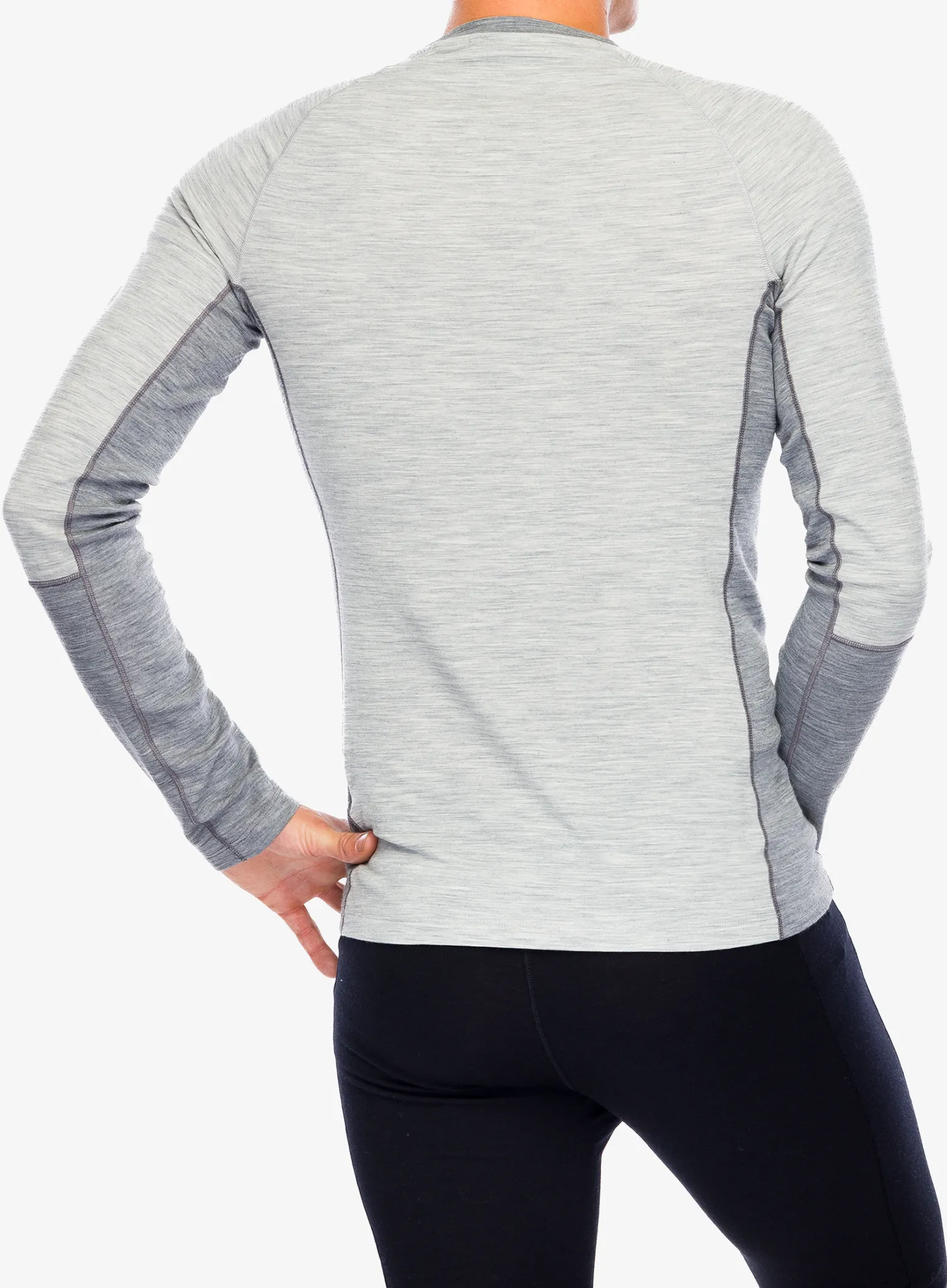 Termoaktivna dukserica Peak Performance Magic Crew - med grey melange