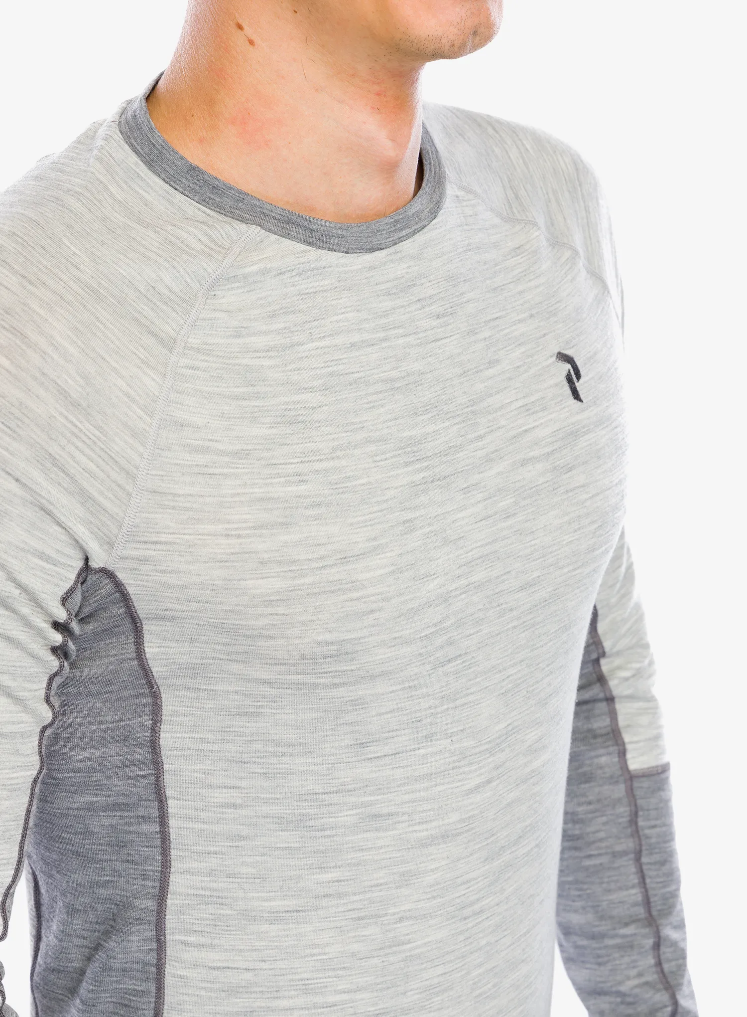 Termoaktivna dukserica Peak Performance Magic Crew - med grey melange