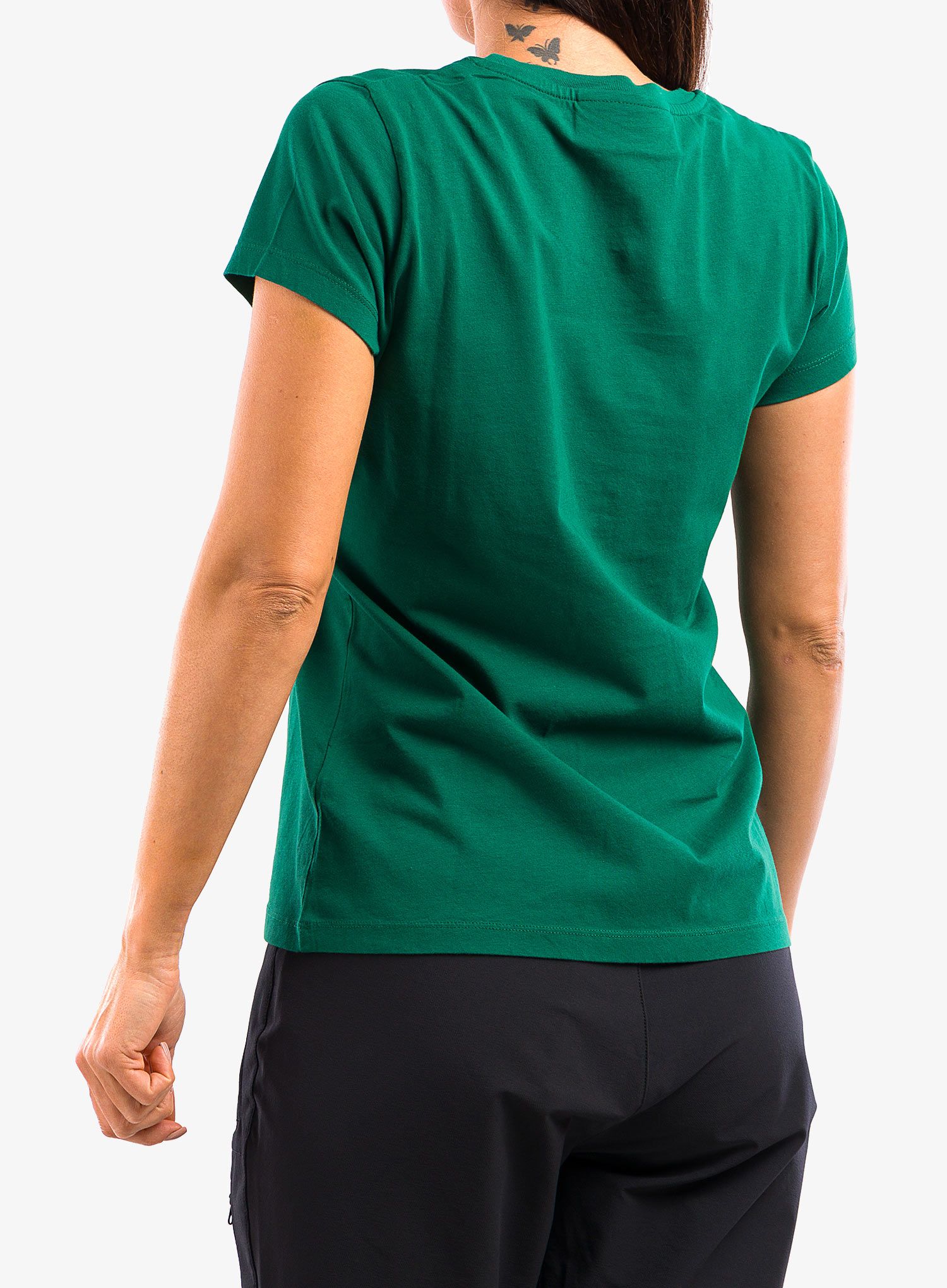 Ženska pamučna majica Peak Performance Original Tee - green ivy