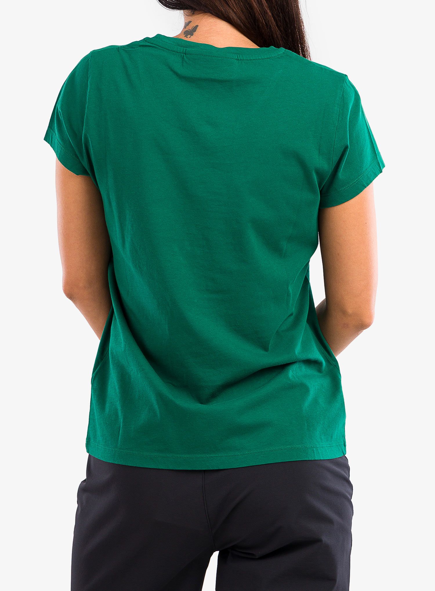 Ženska pamučna majica Peak Performance Original Tee - green ivy