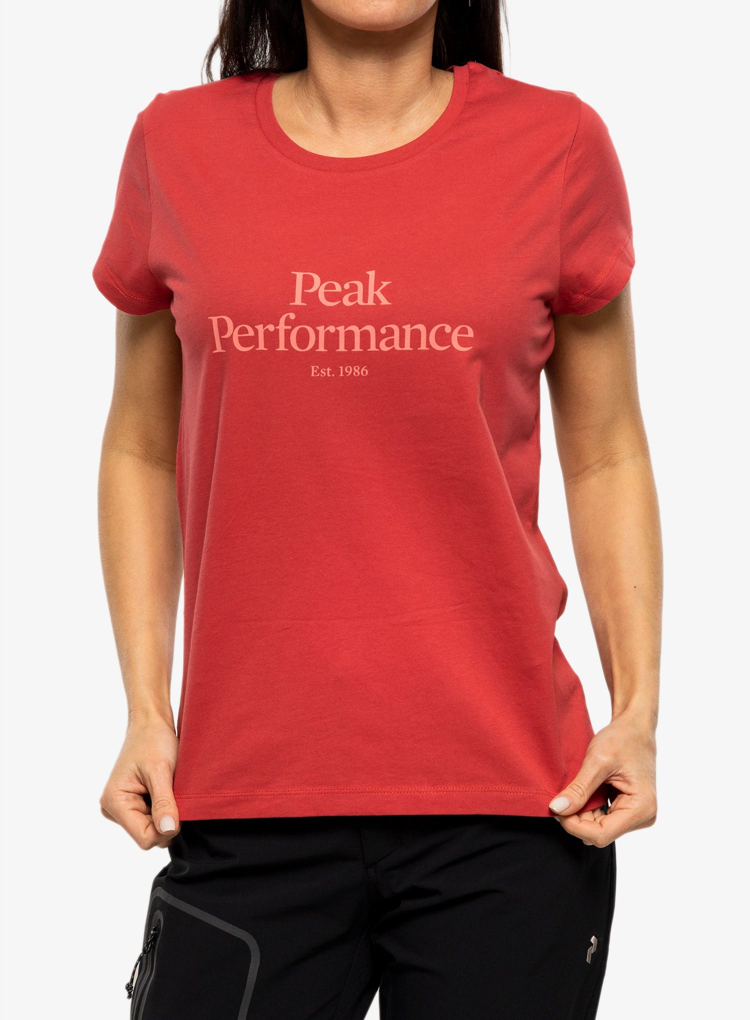 Ženska majica Peak Performance Original Tee - softer red