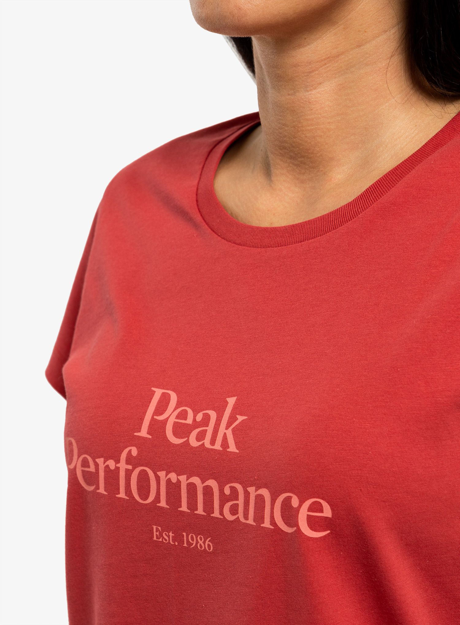 Ženska majica Peak Performance Original Tee - softer red