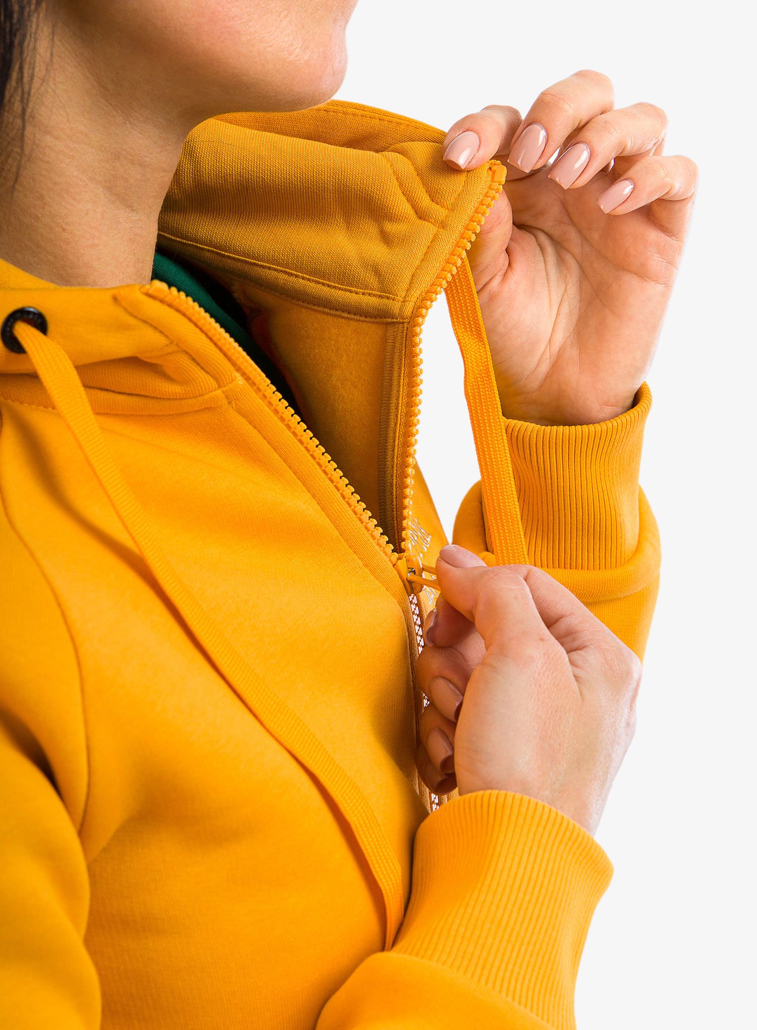 Dukserica s kapuljačom ženska Peak Performance Original Zip Hood - blaze tundra