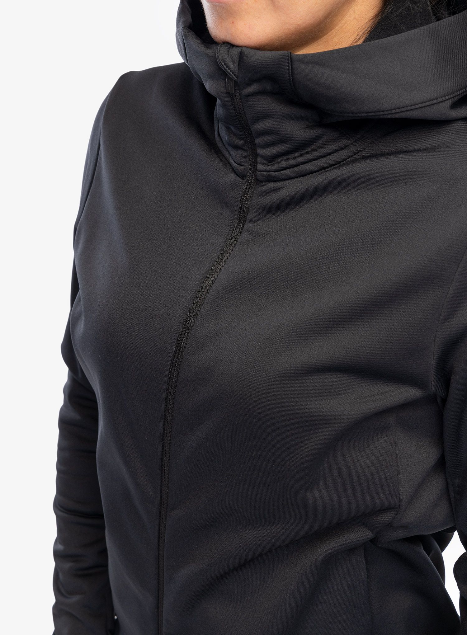 Ženska dukserica od flisa Peak Performance Rider Tech Zip Hood - black