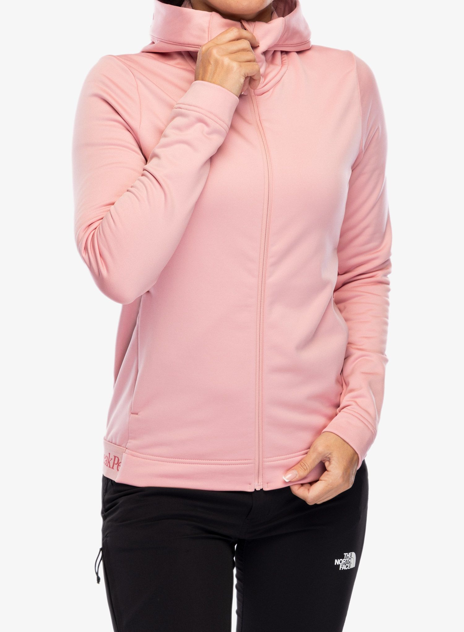 Ženska dukserica Peak Performance Rider Tech Zip Hood - warm blush