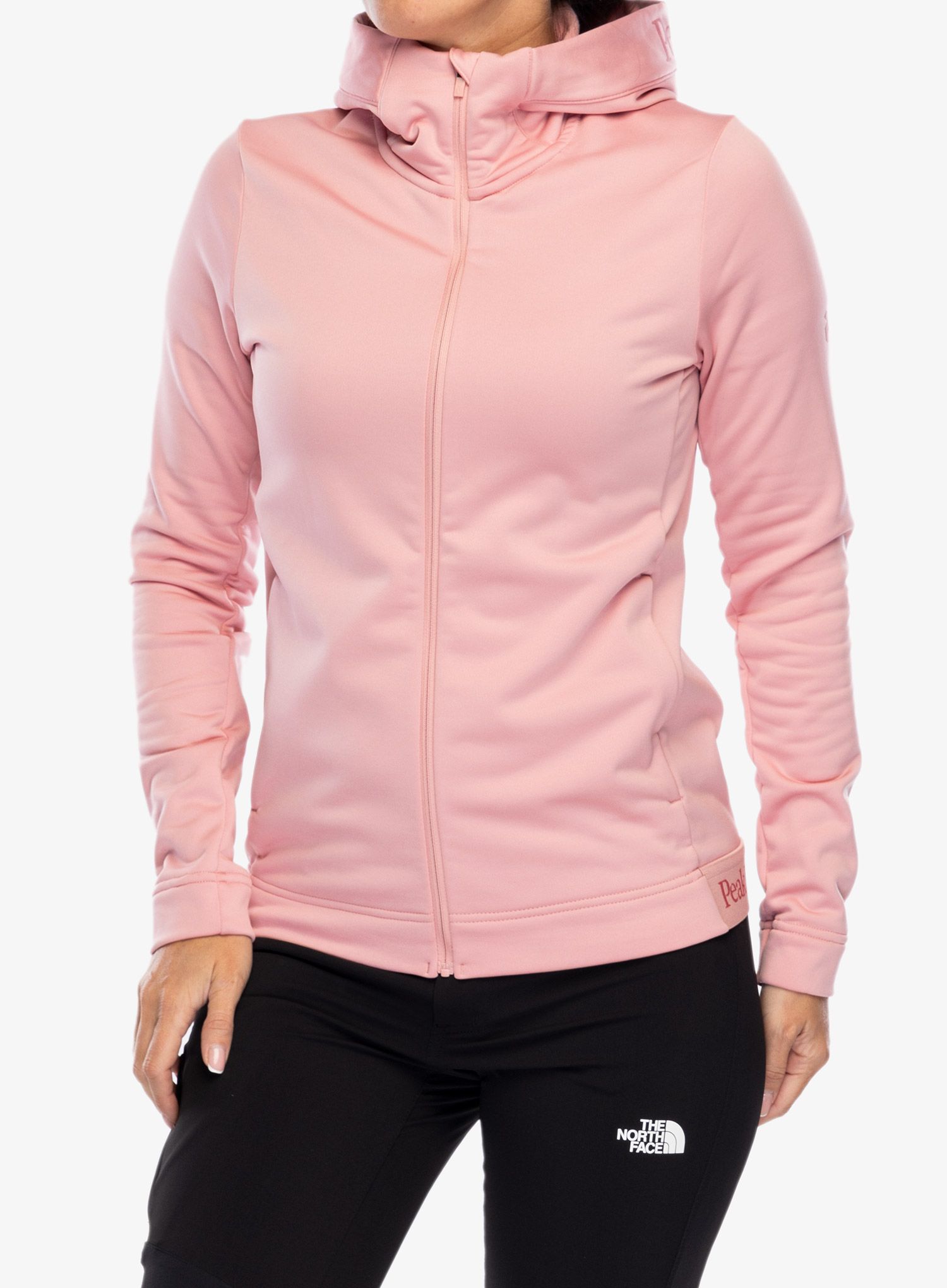 Ženska dukserica Peak Performance Rider Tech Zip Hood - warm blush
