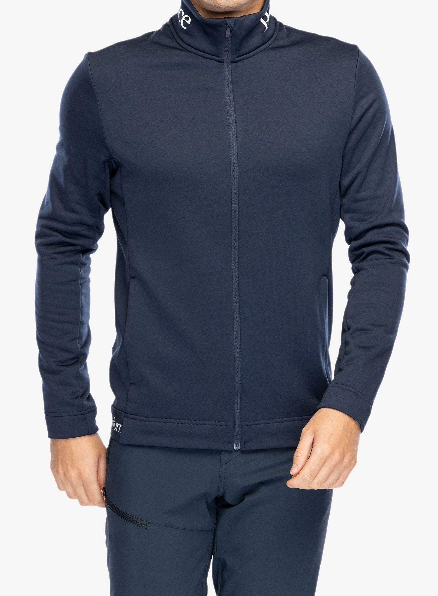 Dukserica s patentnim zatvaračem Peak Performance Rider Tech Zip Jacket - blue shadow