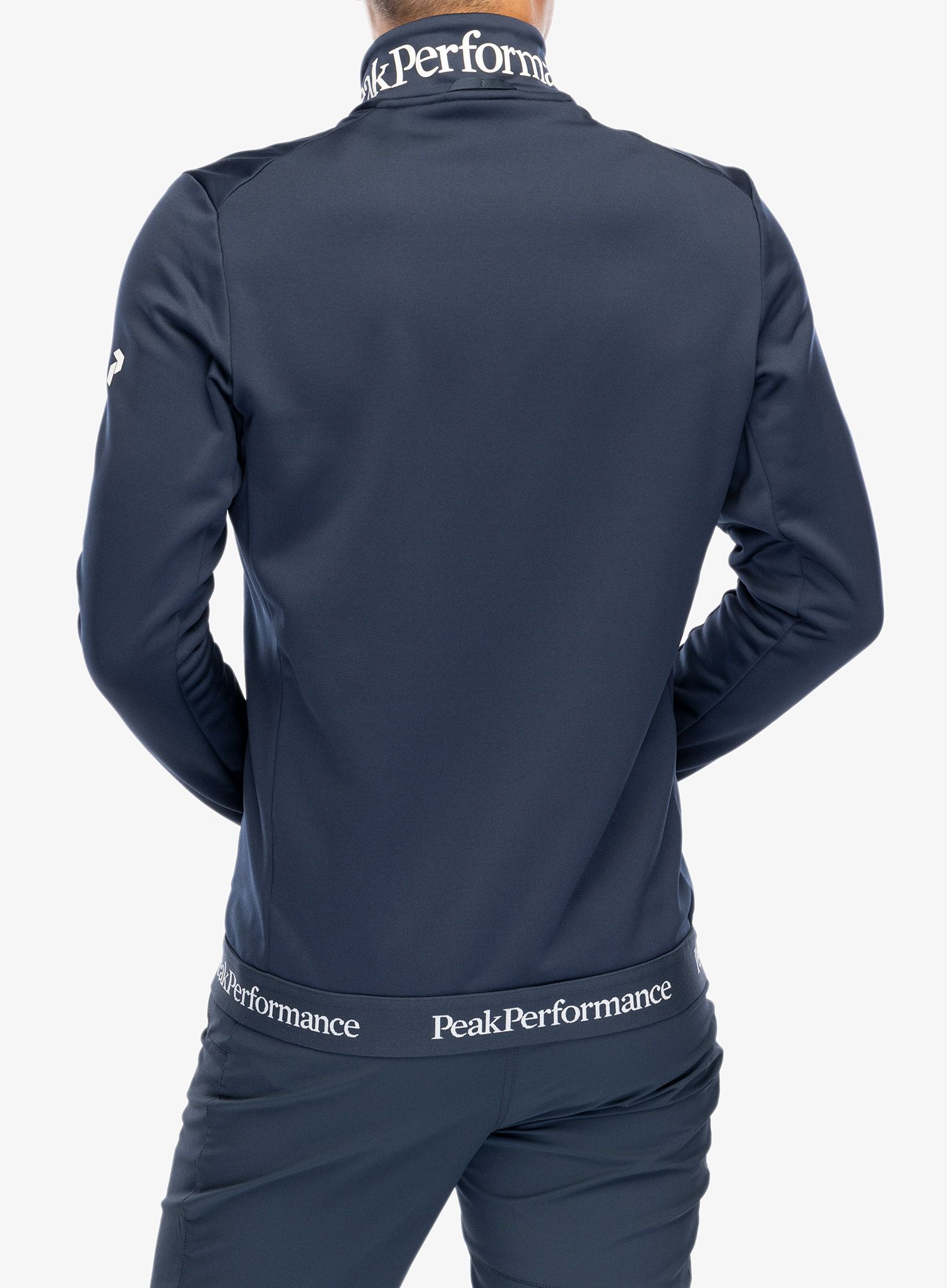 Dukserica s patentnim zatvaračem Peak Performance Rider Tech Zip Jacket - blue shadow