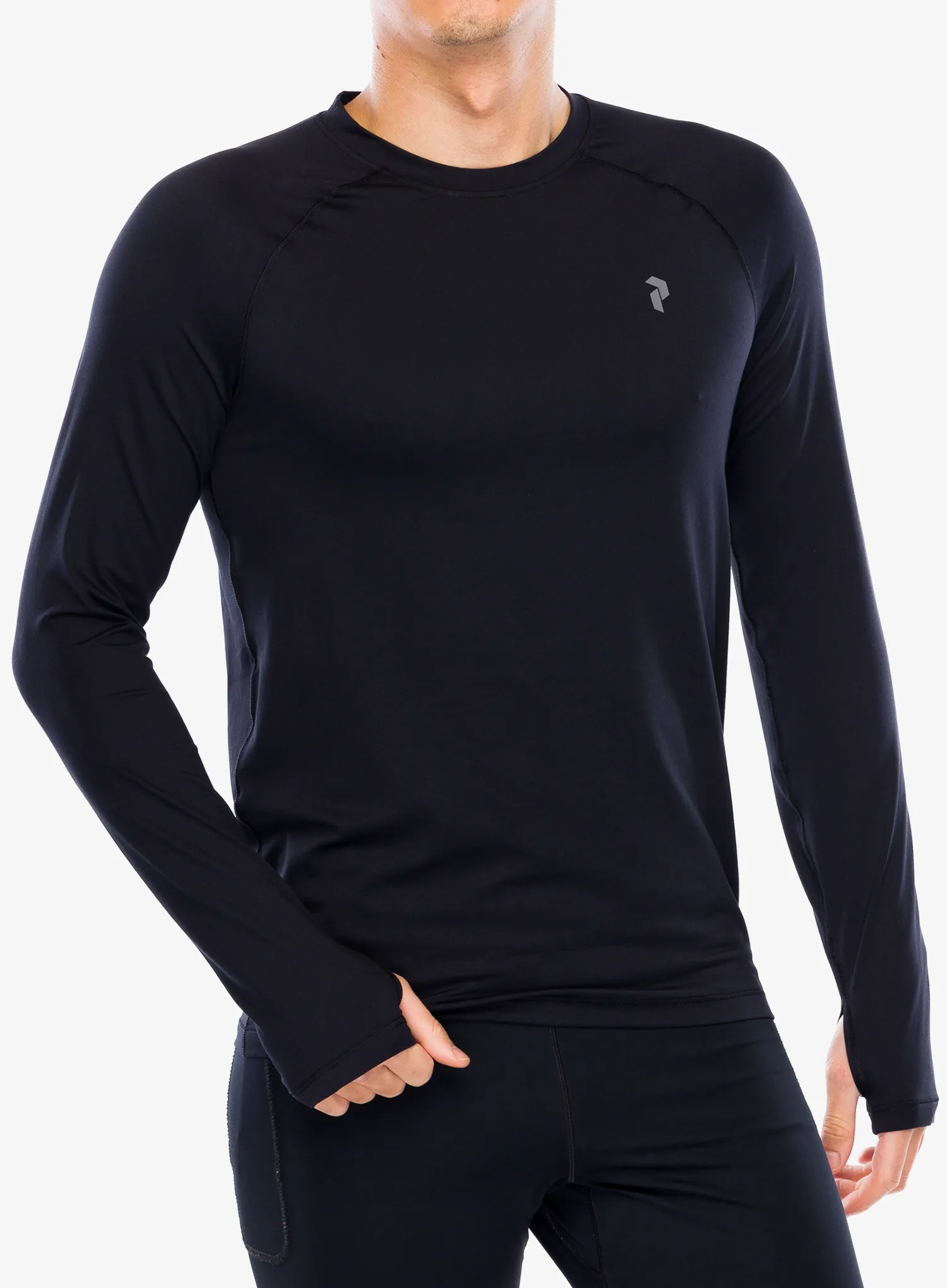 Termoaktivna dukserica Peak Performance Spirit Crew - blk