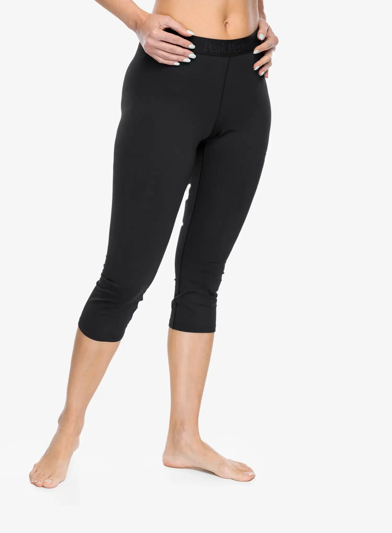 Ženske termo tajice Peak Performance Spirit Short John - blk