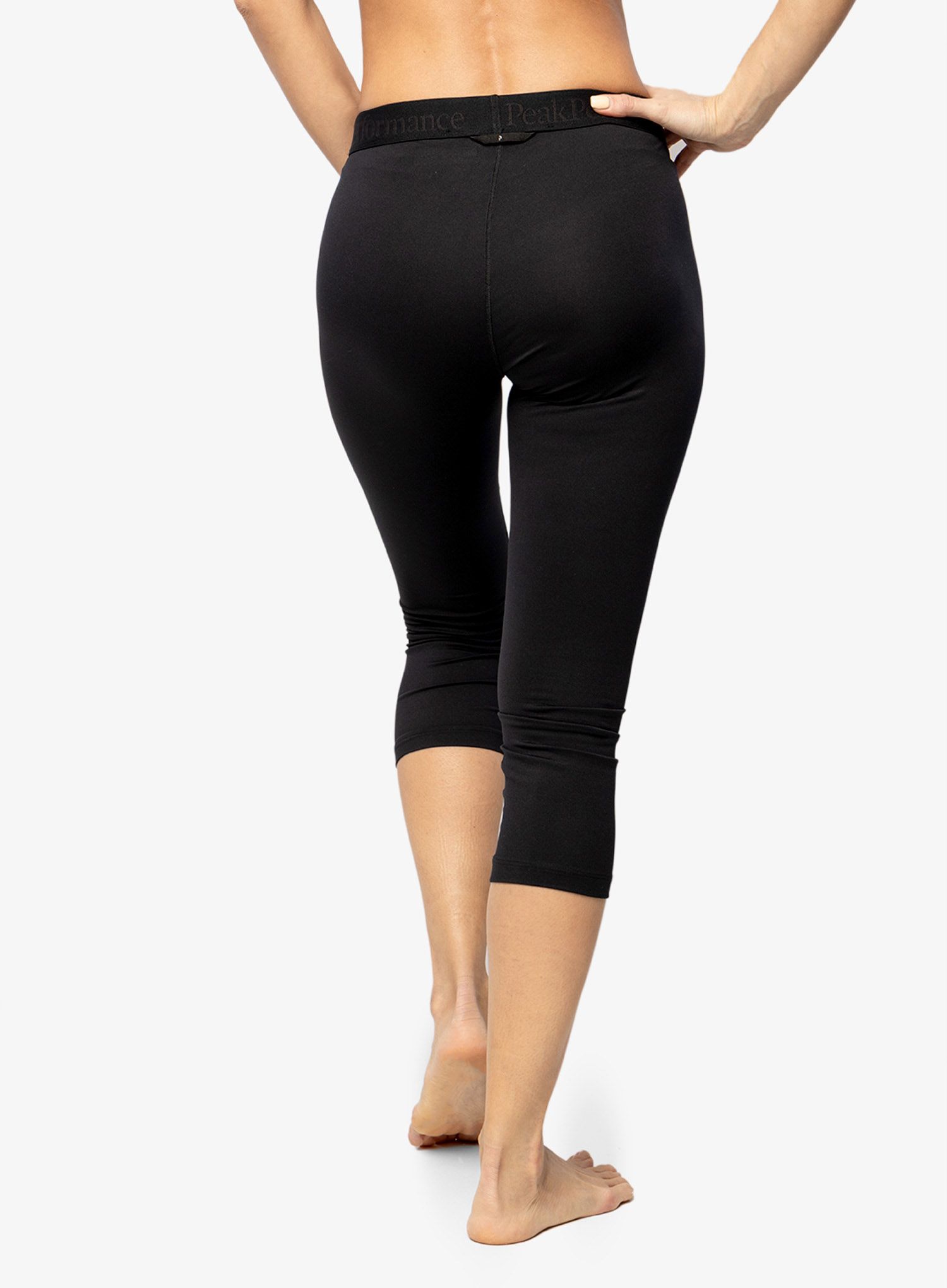 Ženske termo tajice Peak Performance Spirit Short Johns - black