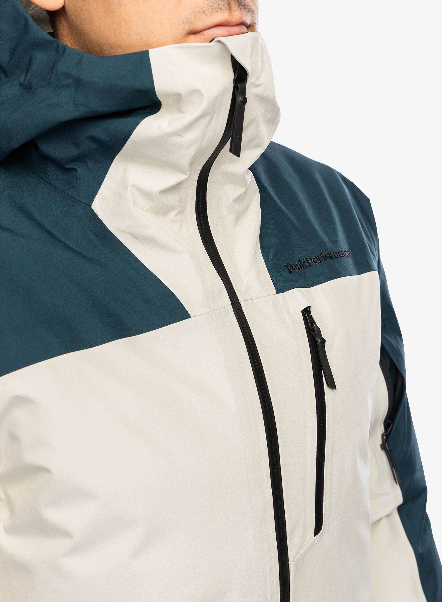 Skijaška jakna Peak Performance Vertical GORE-TEX 3L Jacket - infinity teel/sand fog