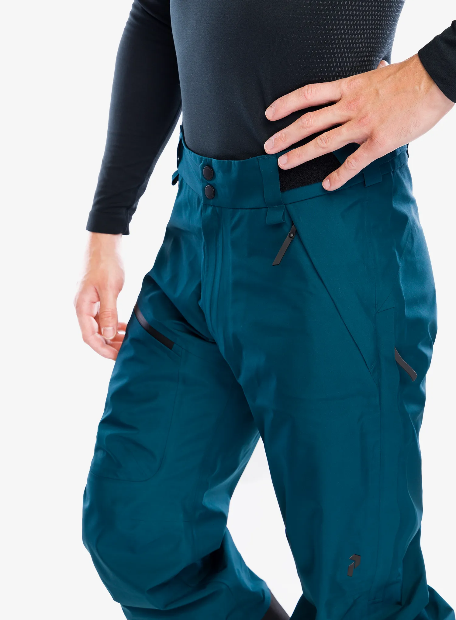 Skijaške hlače Peak Performance Vertical GORE-TEX 3L Pants - infinity teel