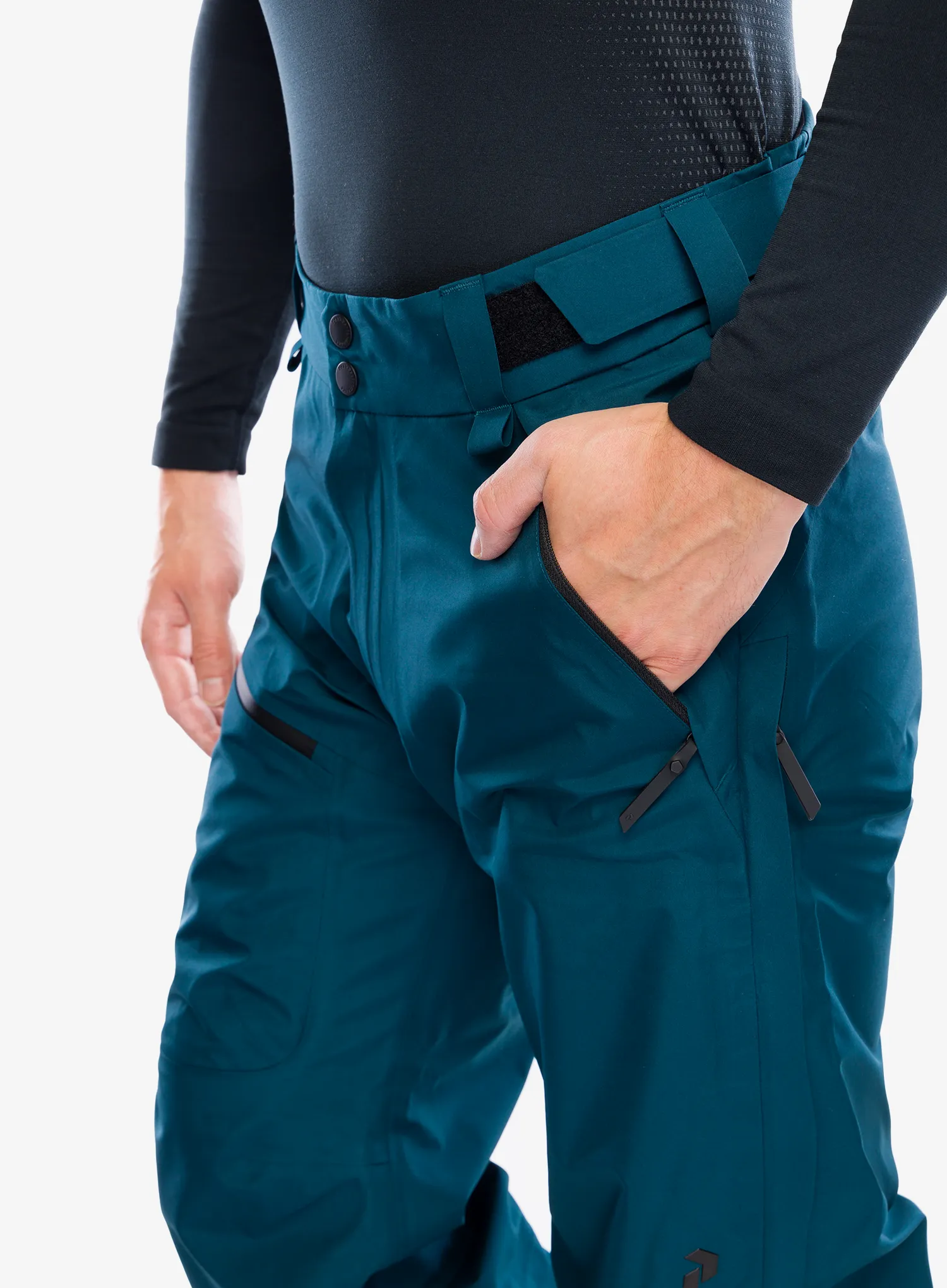Skijaške hlače Peak Performance Vertical GORE-TEX 3L Pants - infinity teel