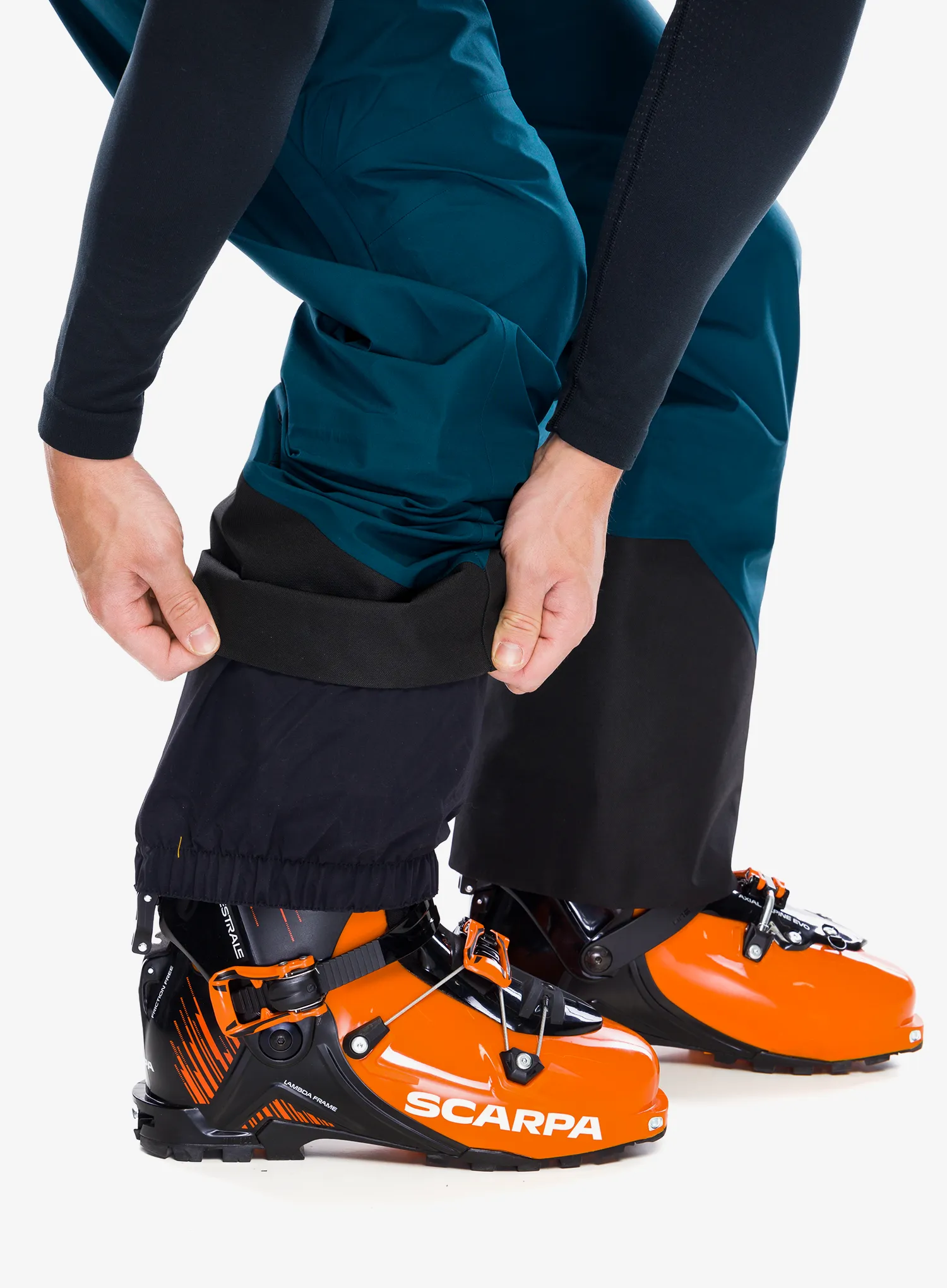 Skijaške hlače Peak Performance Vertical GORE-TEX 3L Pants - infinity teel