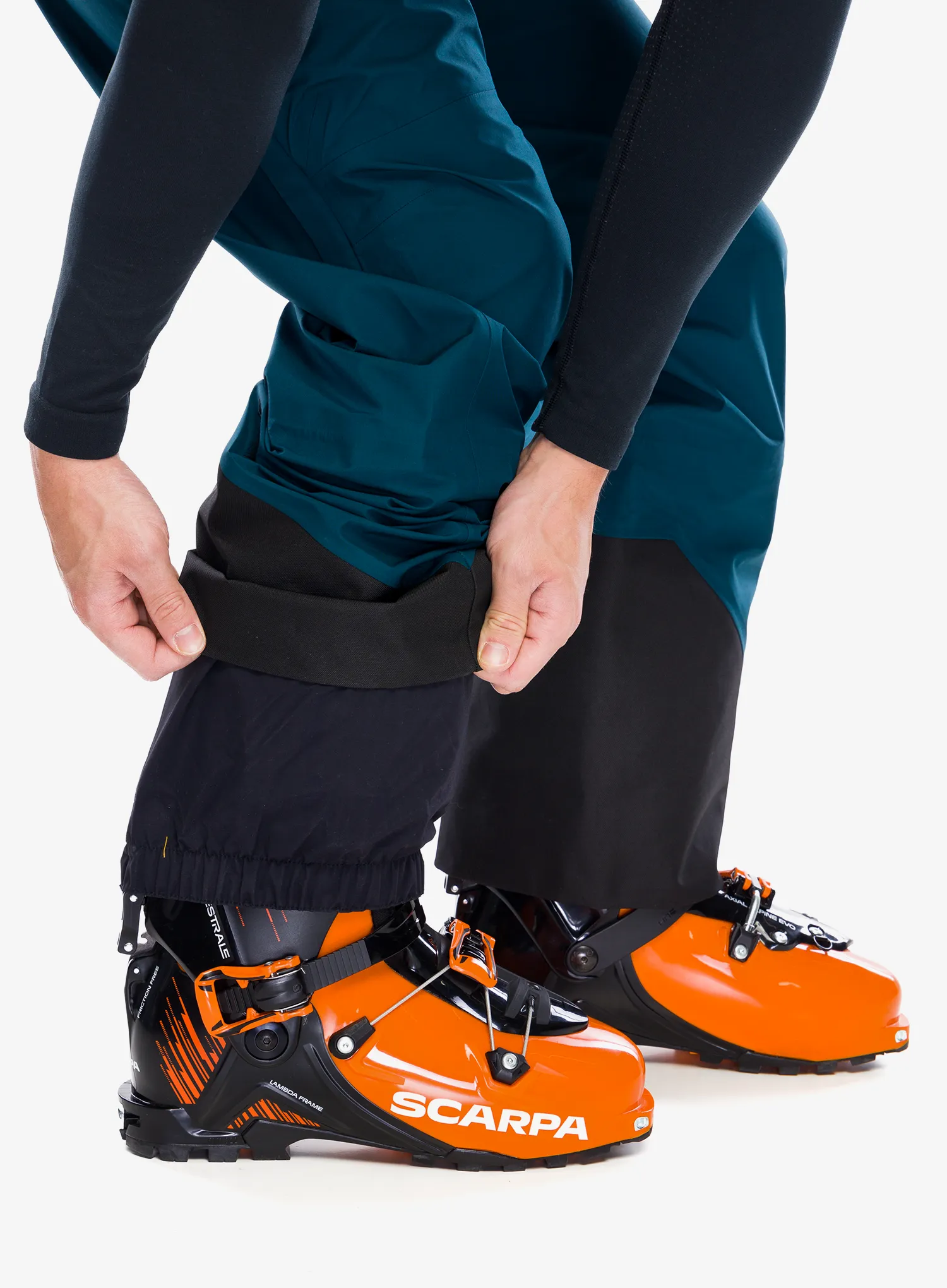 Skijaške hlače Peak Performance Vertical GORE-TEX 3L Pants - infinity teel
