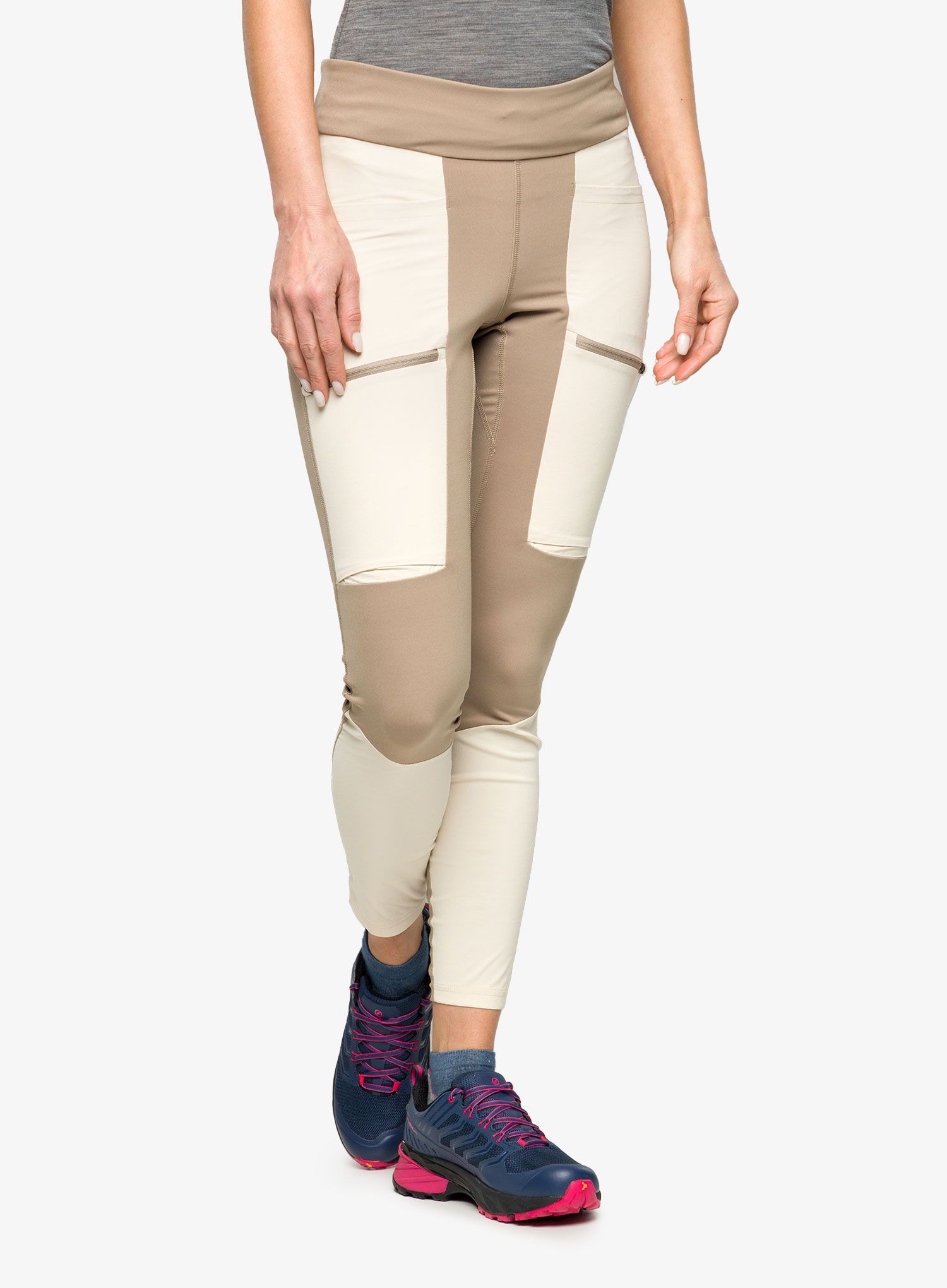 Ženske tajice Peak Performance Vislight Track Tights - avid beige