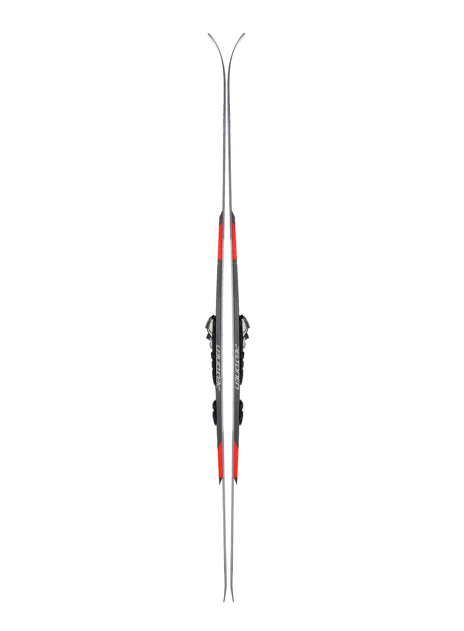 Skije za trčanje Peltonen Delta Step - red + vezanja Turing Auto Combi