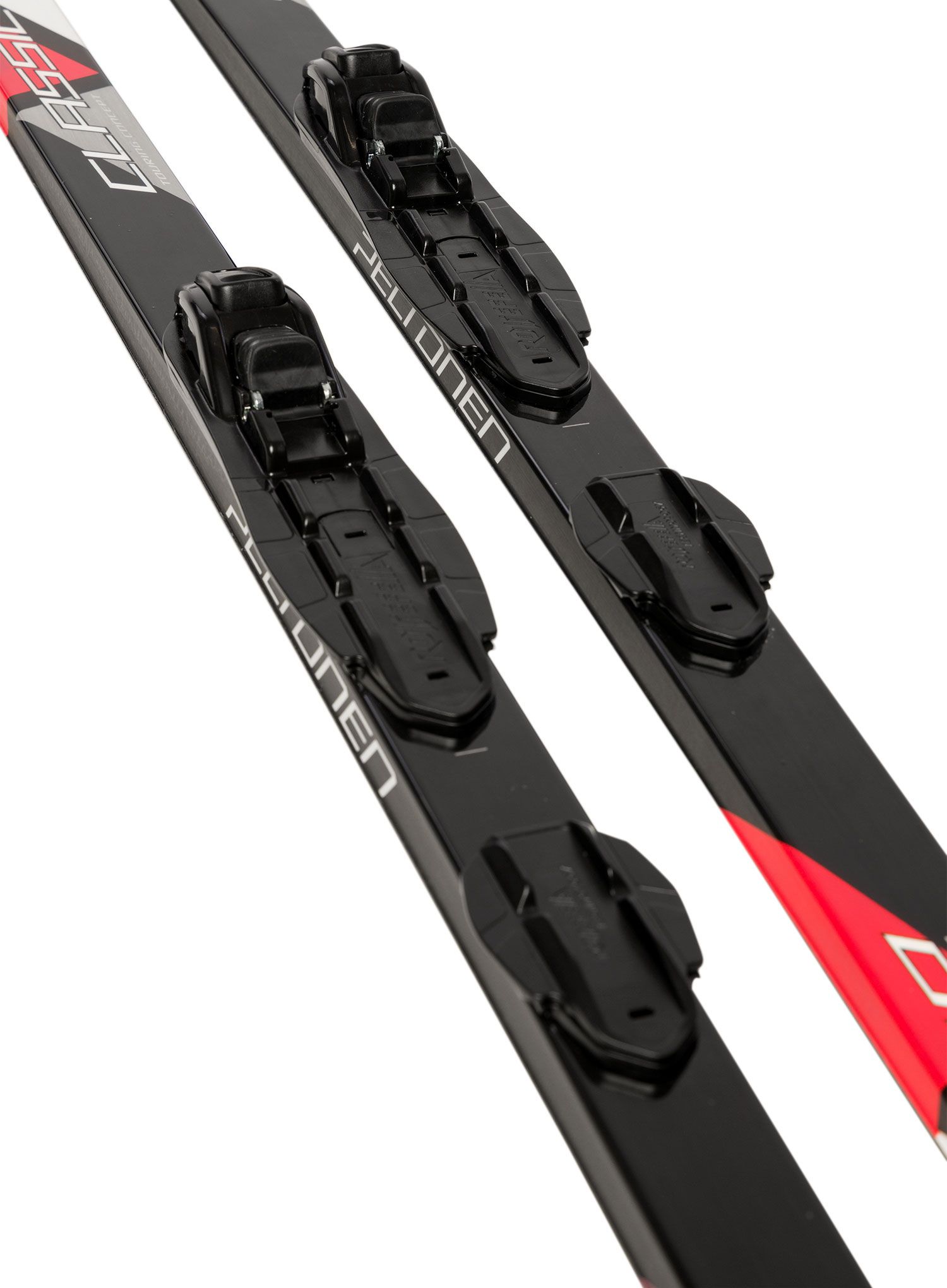 Skije za trčanje Peltonen Delta Step - red + vezanja Turing Auto Combi
