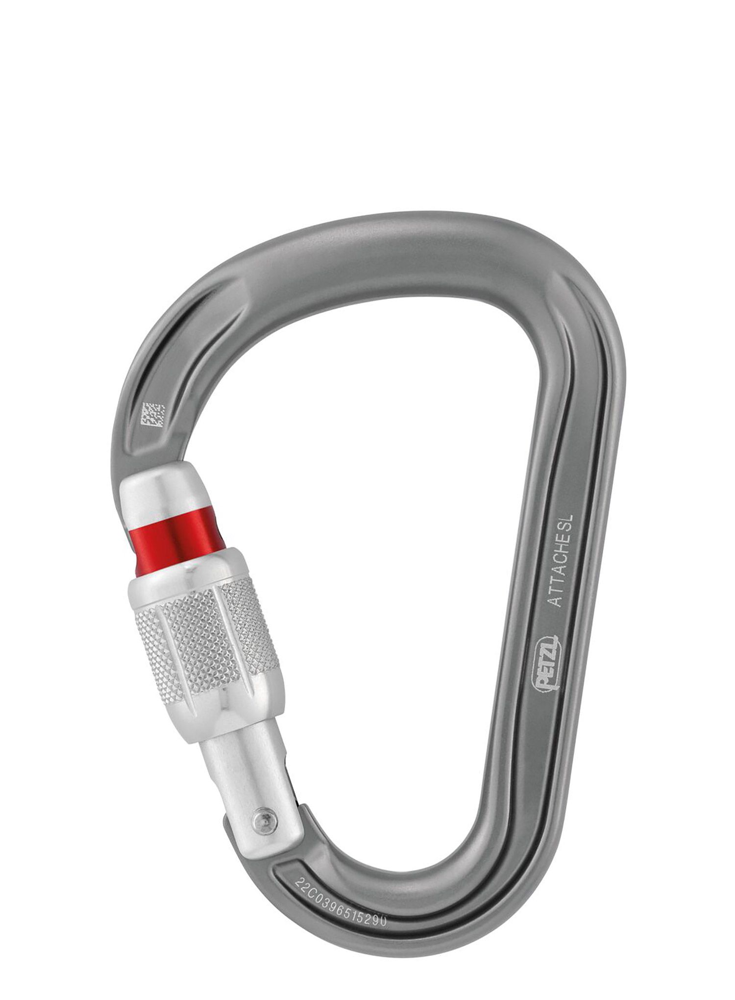 Karabiner Petzl Attache Screw-Lock - gray