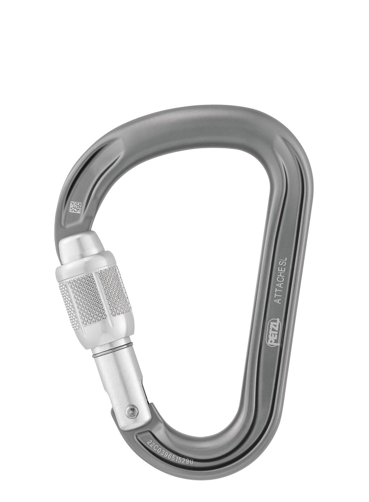 Karabiner Petzl Attache Screw-Lock - gray