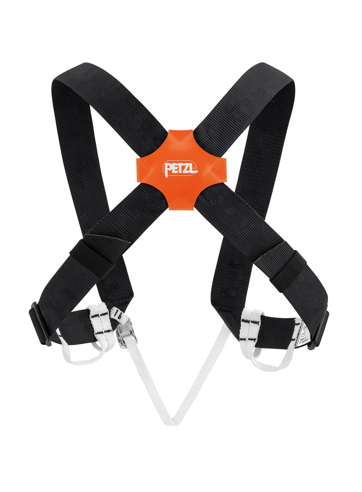 Prsni pojas Petzl Explo - black/orange