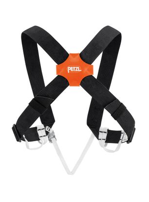 Prsni pojas Petzl Explo - black/orange