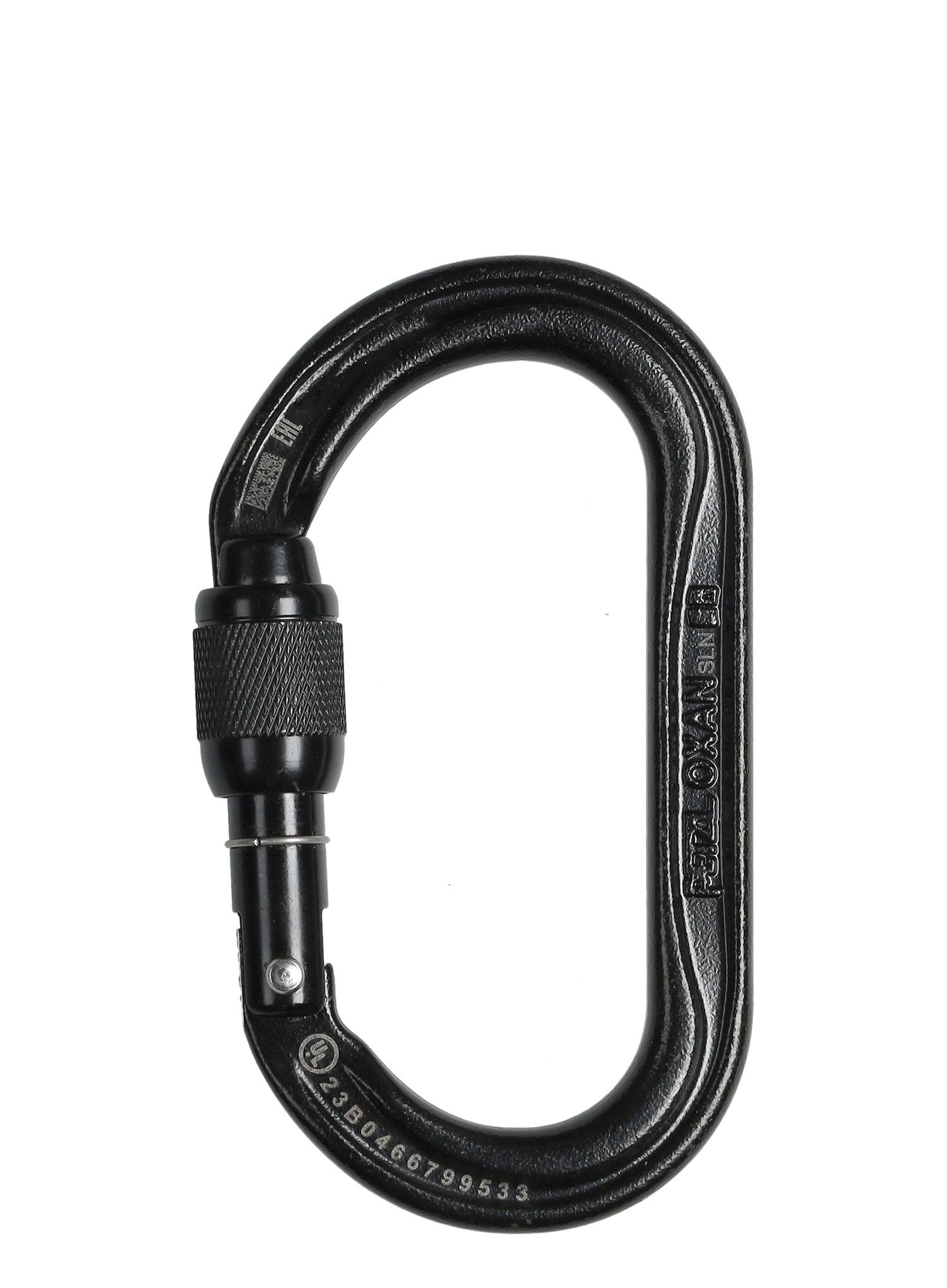 Karabiner Petzl Oxan Screw-Lock - black