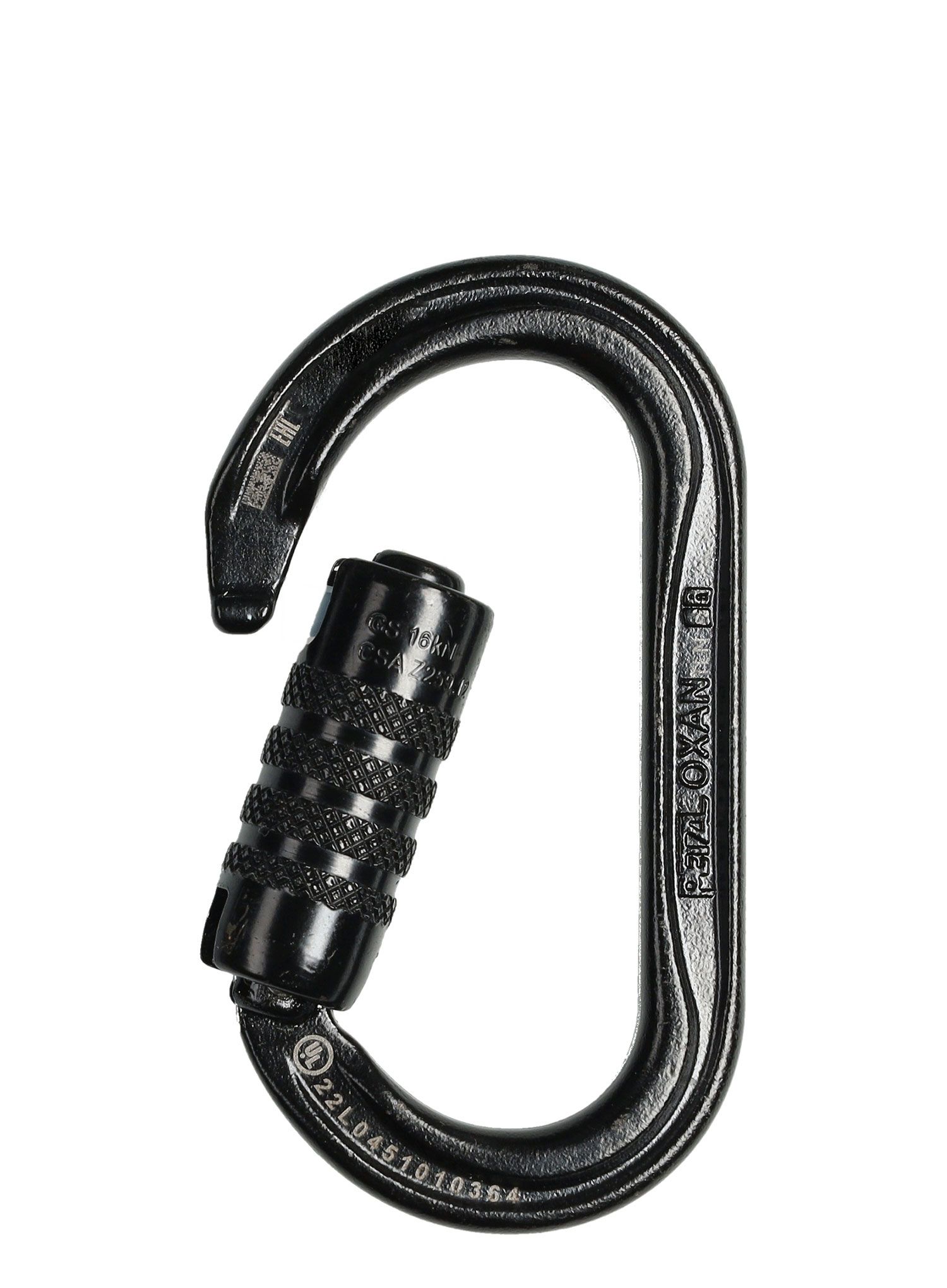 Karabiner Petzl Oxan Triact-Lock - black
