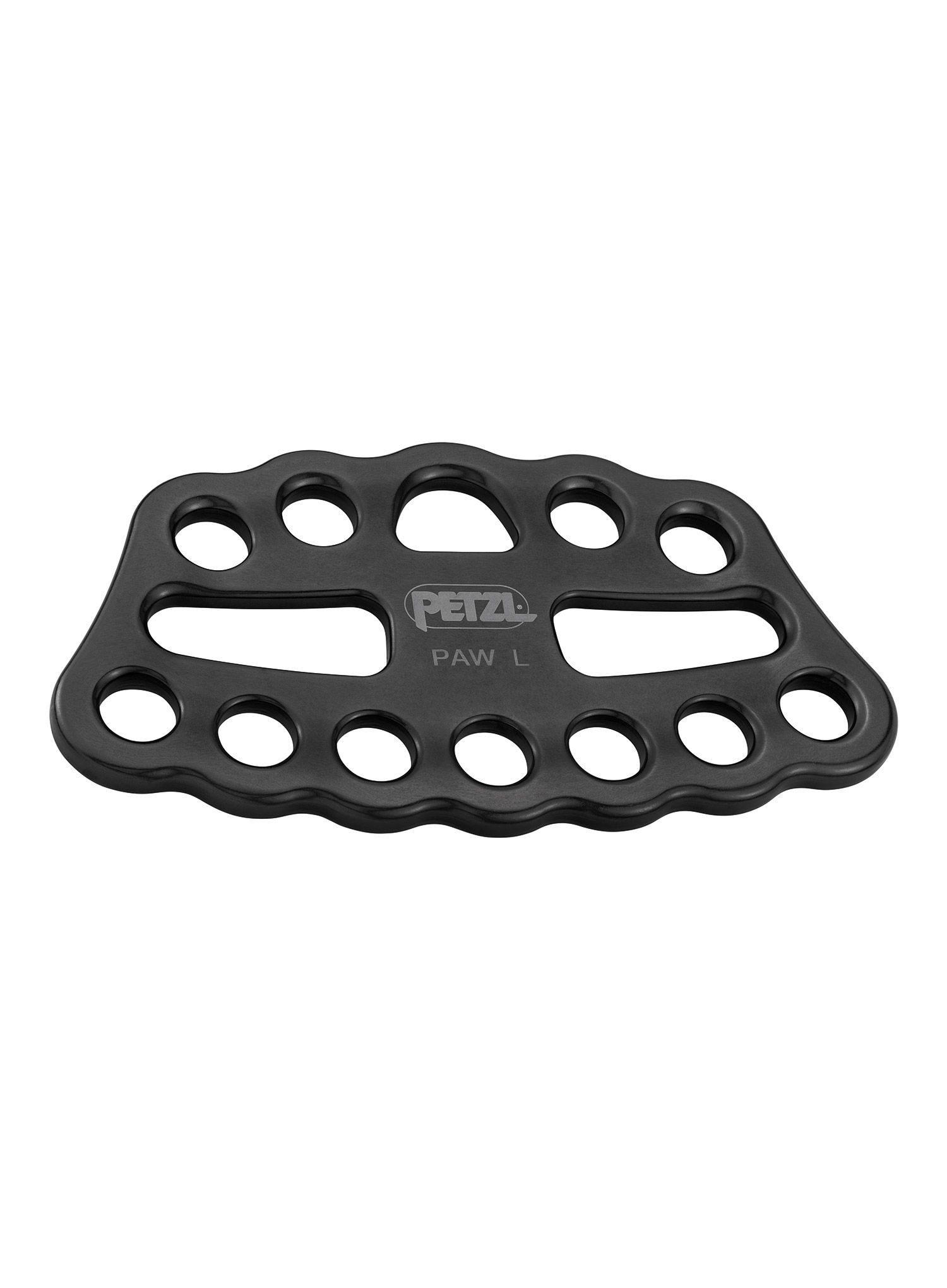 Sidrišna pločica Petzl Paw L - black