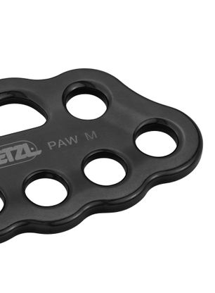 Sidrišna pločica Petzl Paw M - black