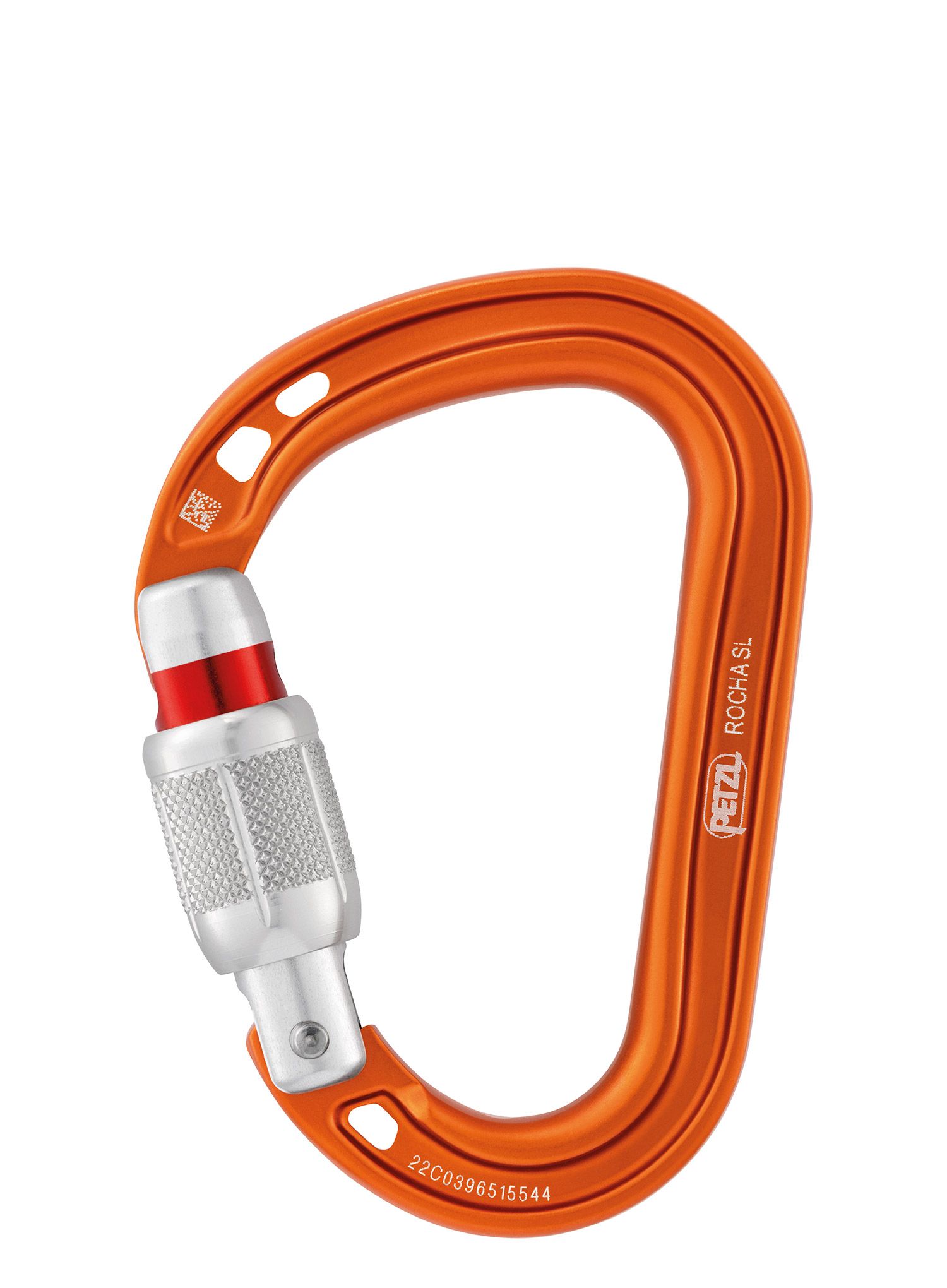Karabiner za penjanje Petzl Rocha Screw-Lock - orange