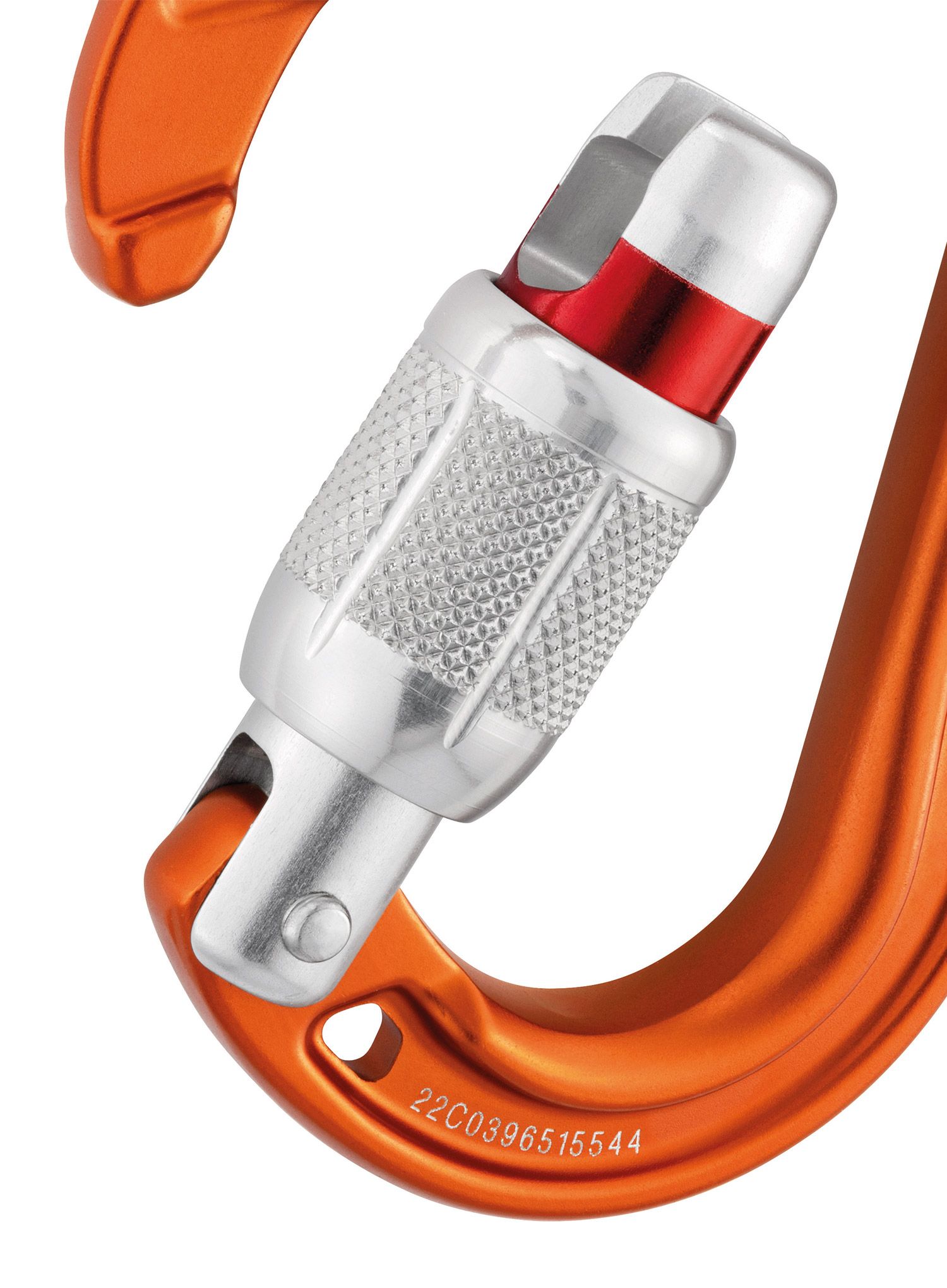 Karabiner za penjanje Petzl Rocha Screw-Lock - orange