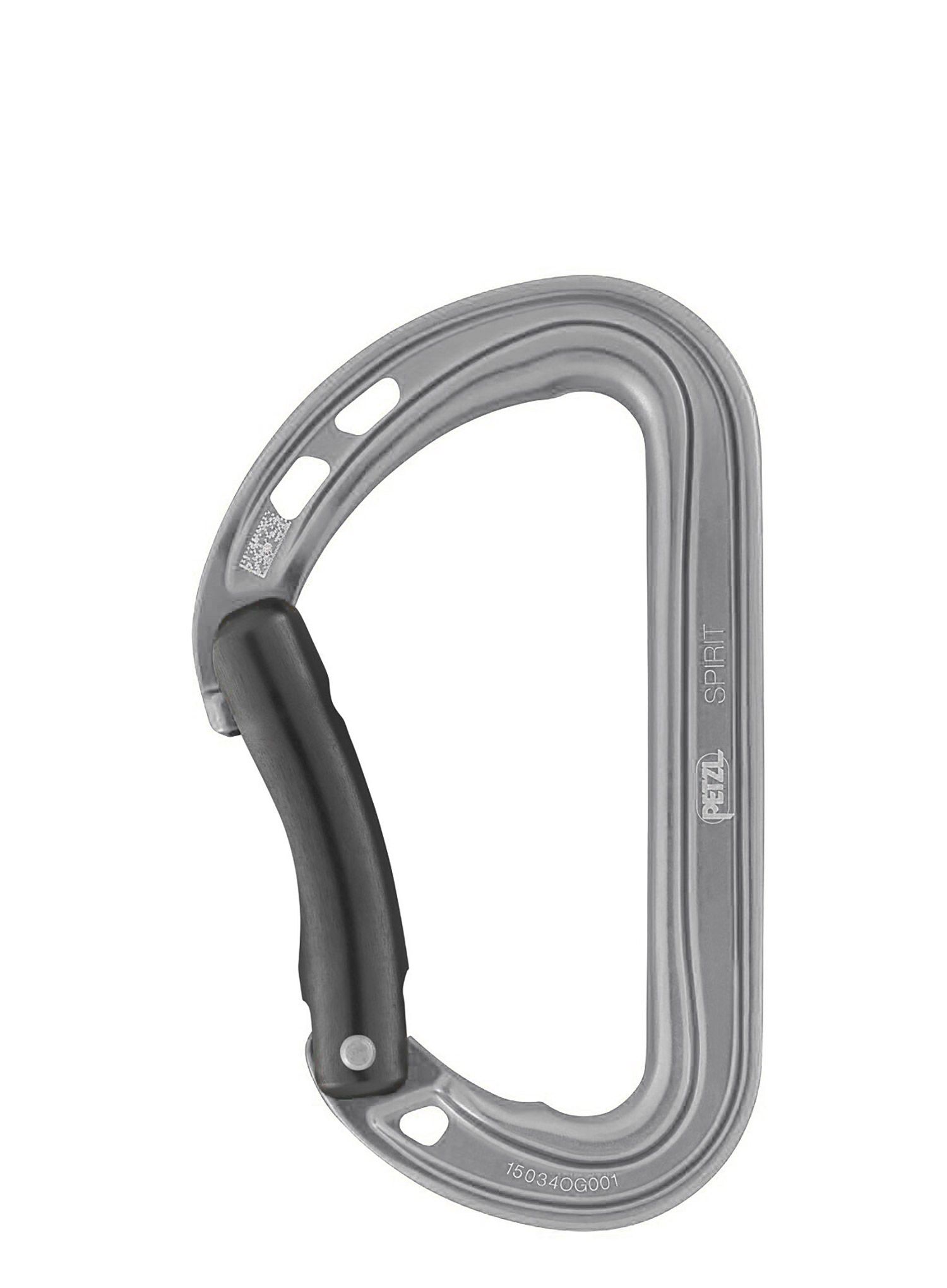 Karabiner za penjanje Petzl Spirit - grey/grey
